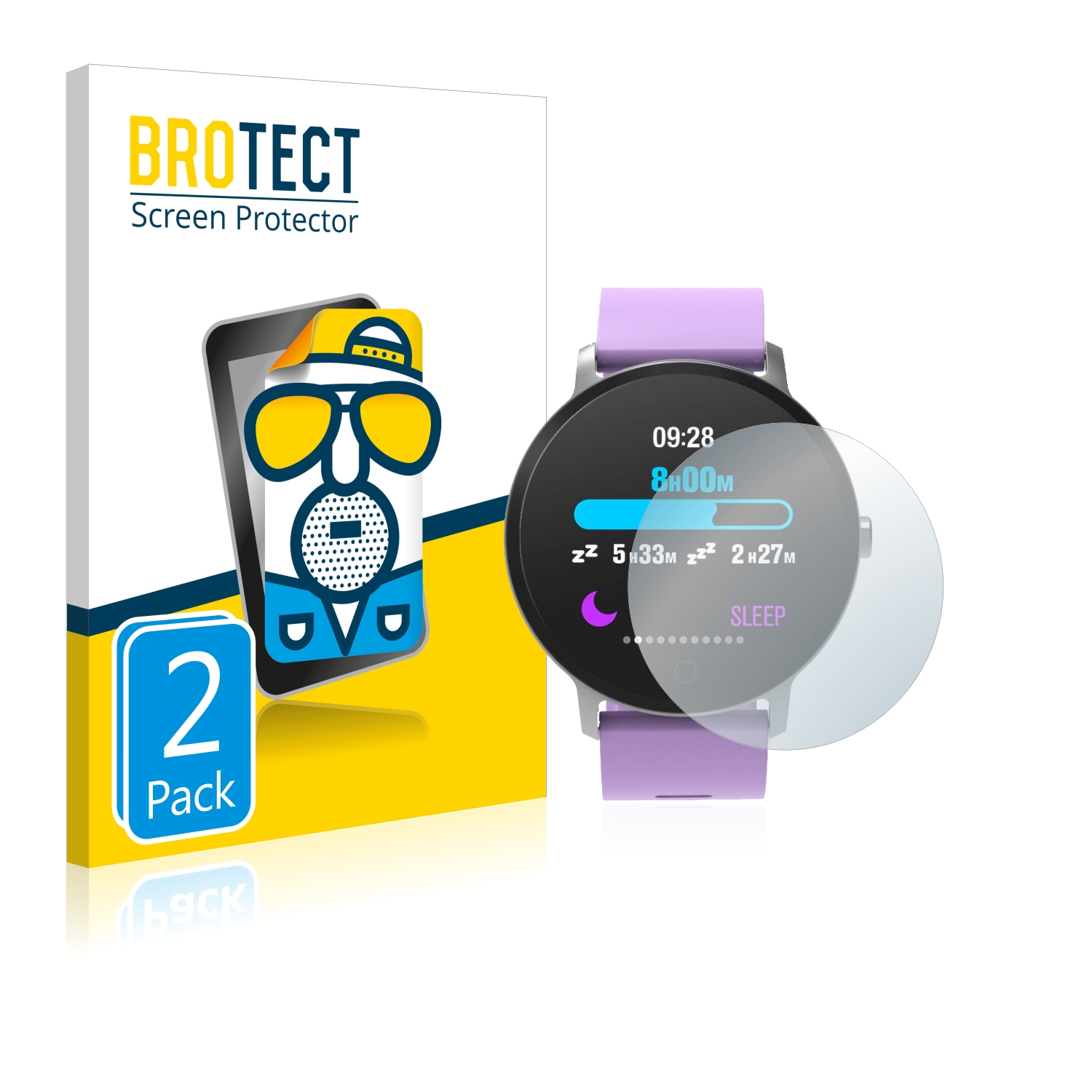 2x BROTECT Entspiegelungs-Folie pro BingoFit Epic