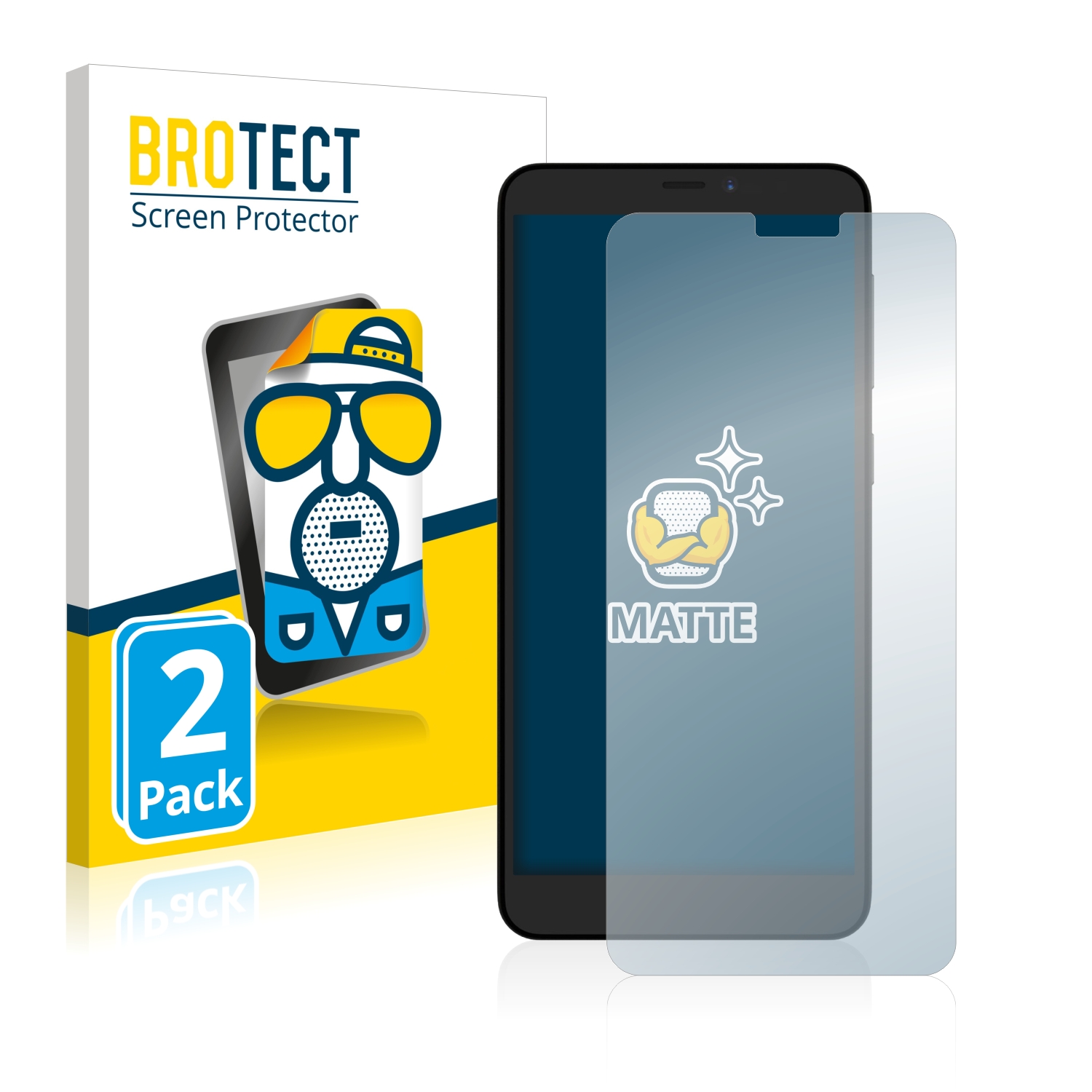 2x BROTECT Entspiegelungs-Folie pro ZTE Blade A530