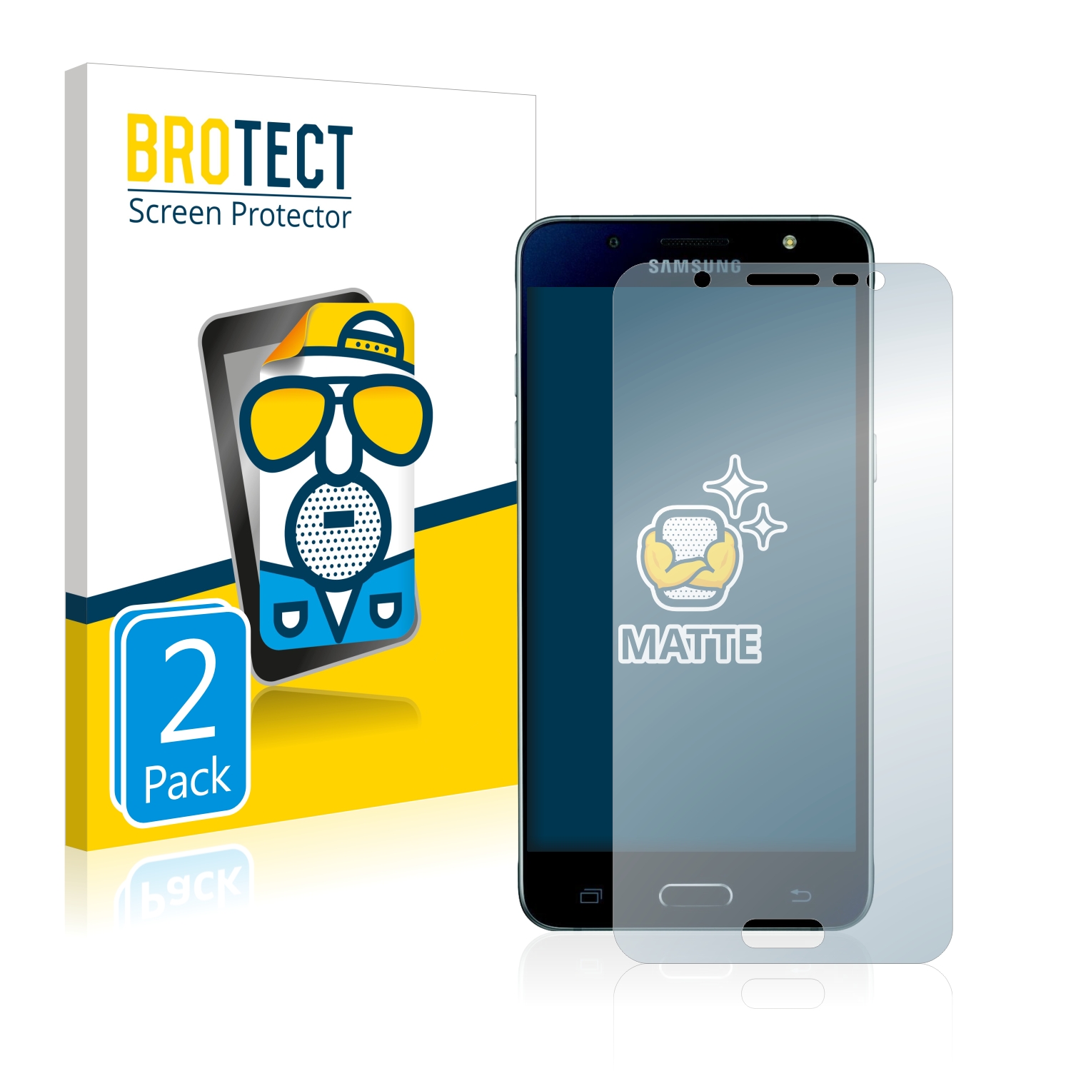 2x BROTECT Entspiegelungs-Folie pro Samsung Galaxy J5 2016