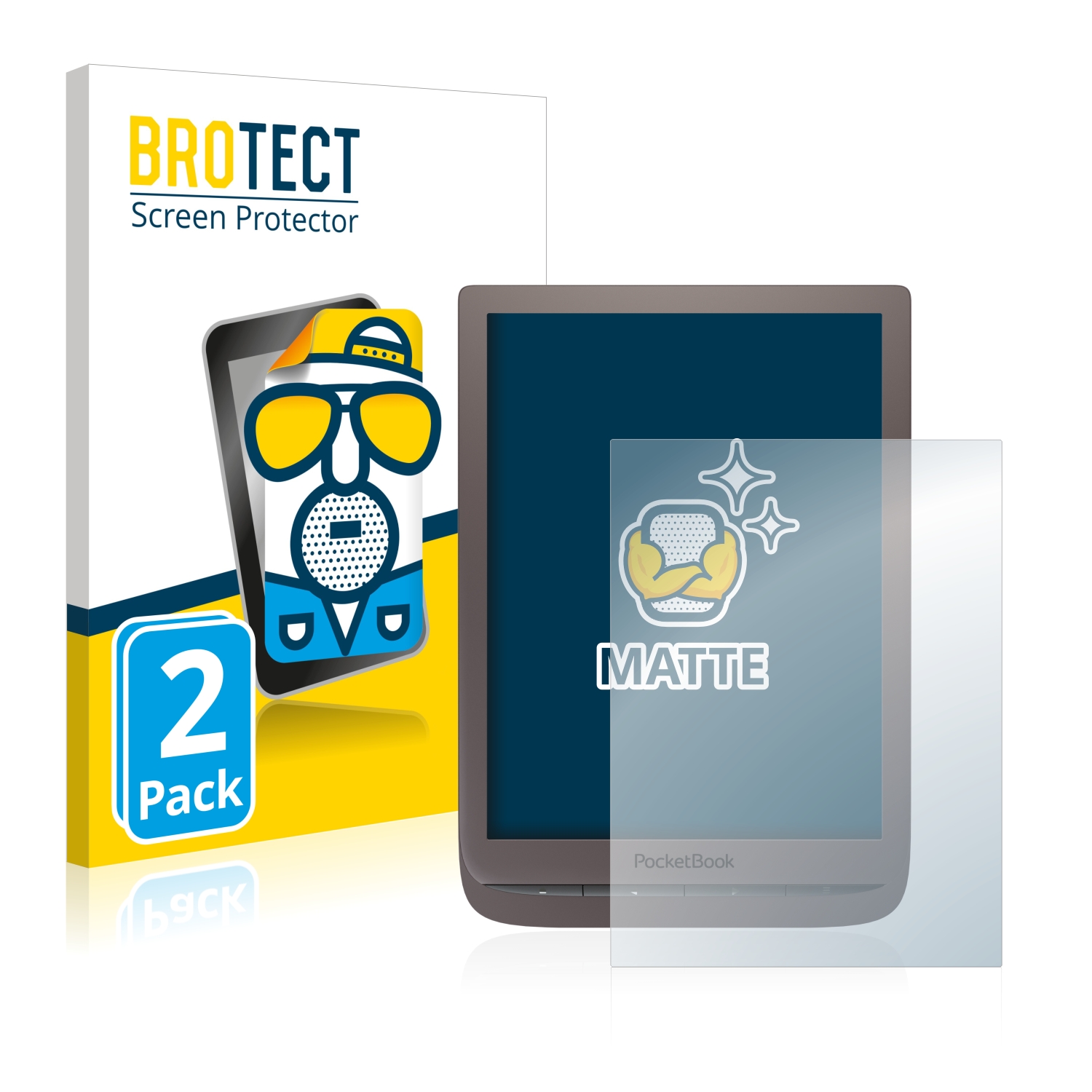 2x BROTECT Entspiegelungs-Folie pro PocketBook InkPad 3