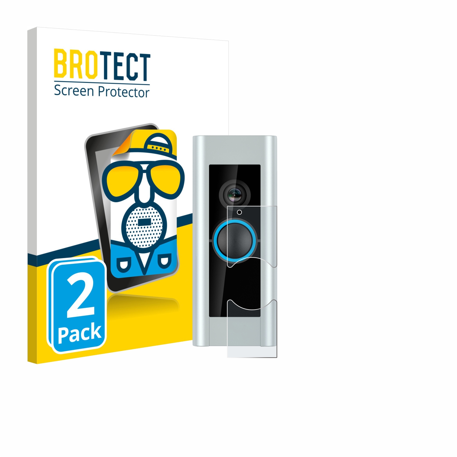 2x BROTECT Entspiegelungs-Folie pro Ring Video Doorbell Pro (Version 2)