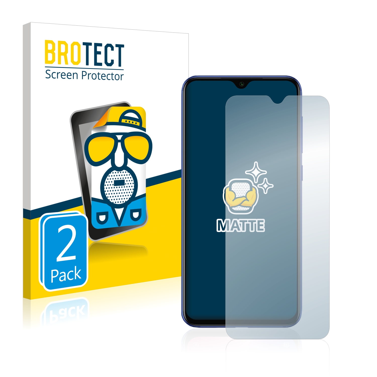 2x BROTECT Entspiegelungs-Folie pro Xiaomi Mi 9 SE