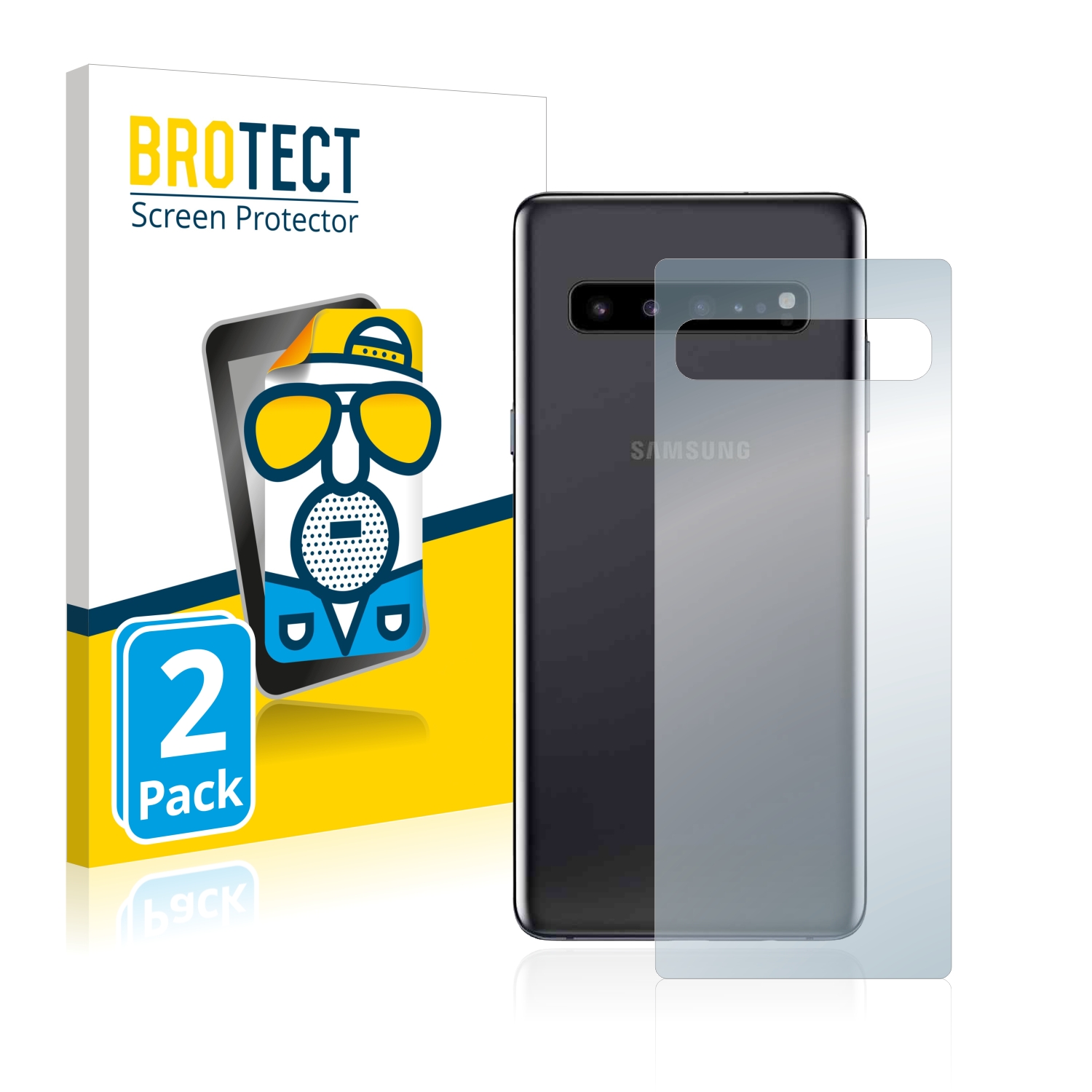 2x BROTECT Entspiegelungs-Folie pro Samsung Galaxy S10 5G (zadní strana)