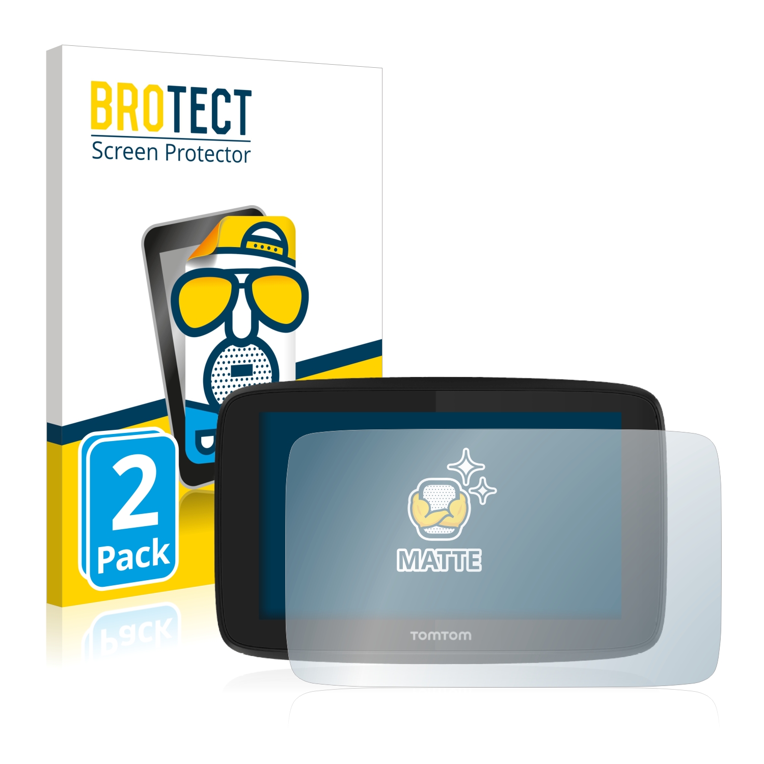 2x BROTECT Entspiegelungs-Folie pro TomTom GO Essential (5)