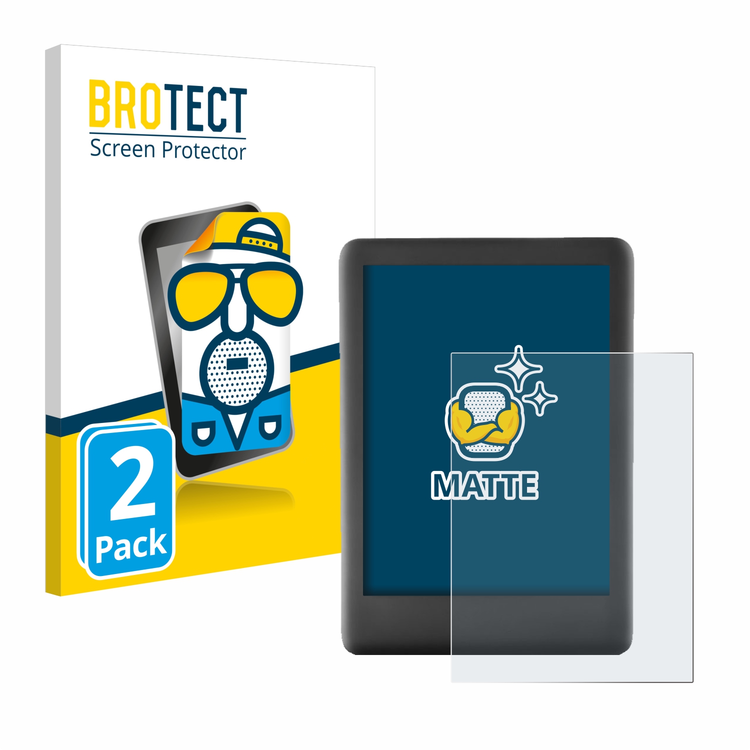 2x BROTECT Entspiegelungs-Folie pro Amazon Kindle 2019 (10. Gen.)