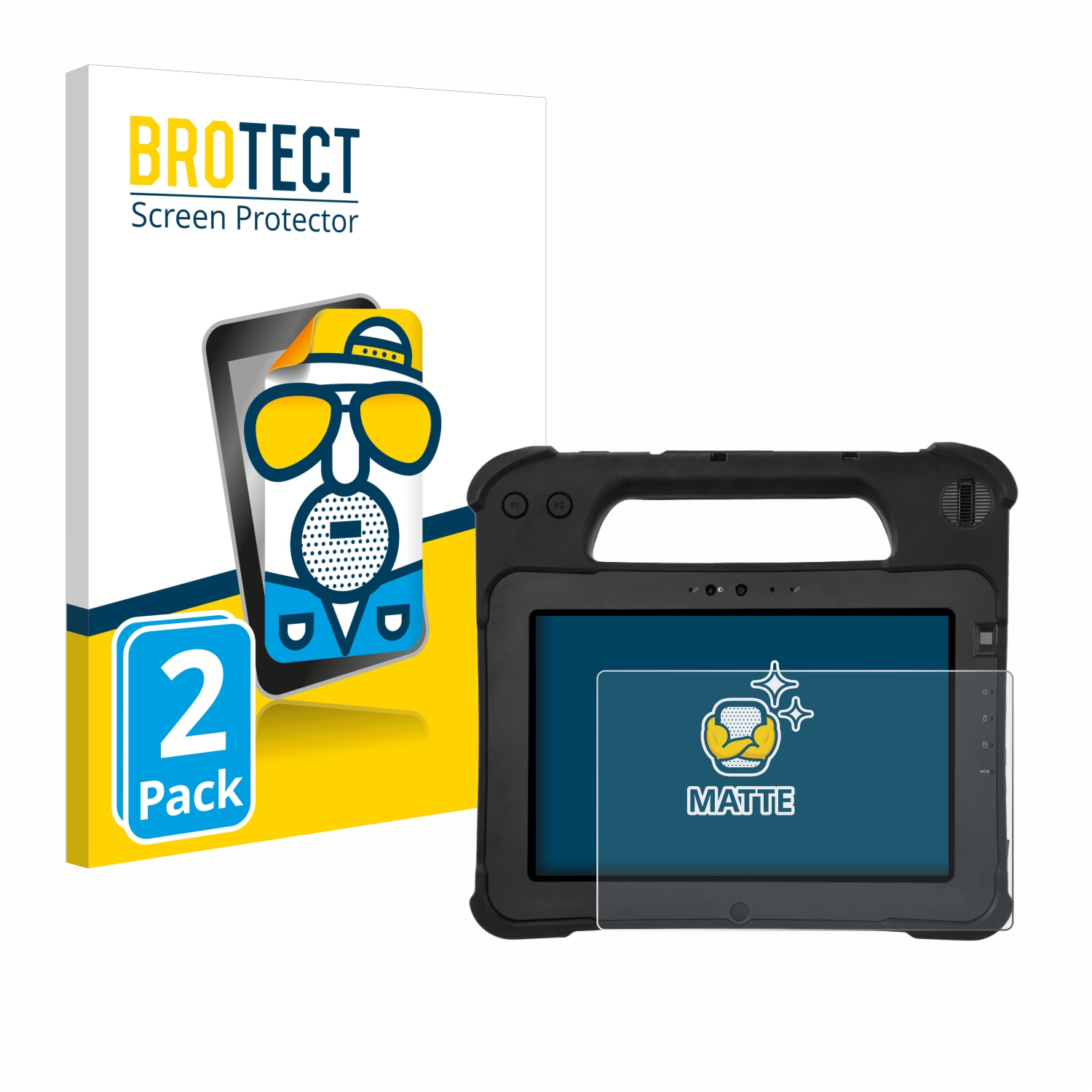 2x BROTECT Entspiegelungs-Folie pro Zebra XPad L10