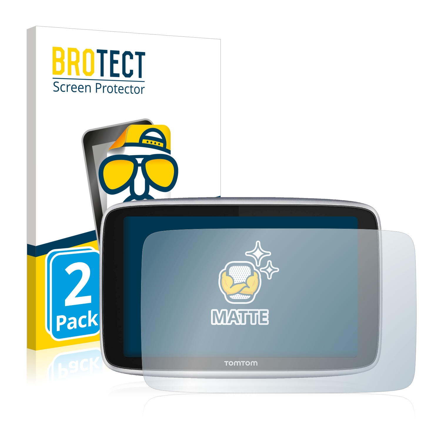 2x BROTECT Entspiegelungs-Folie pro TomTom GO Premium X