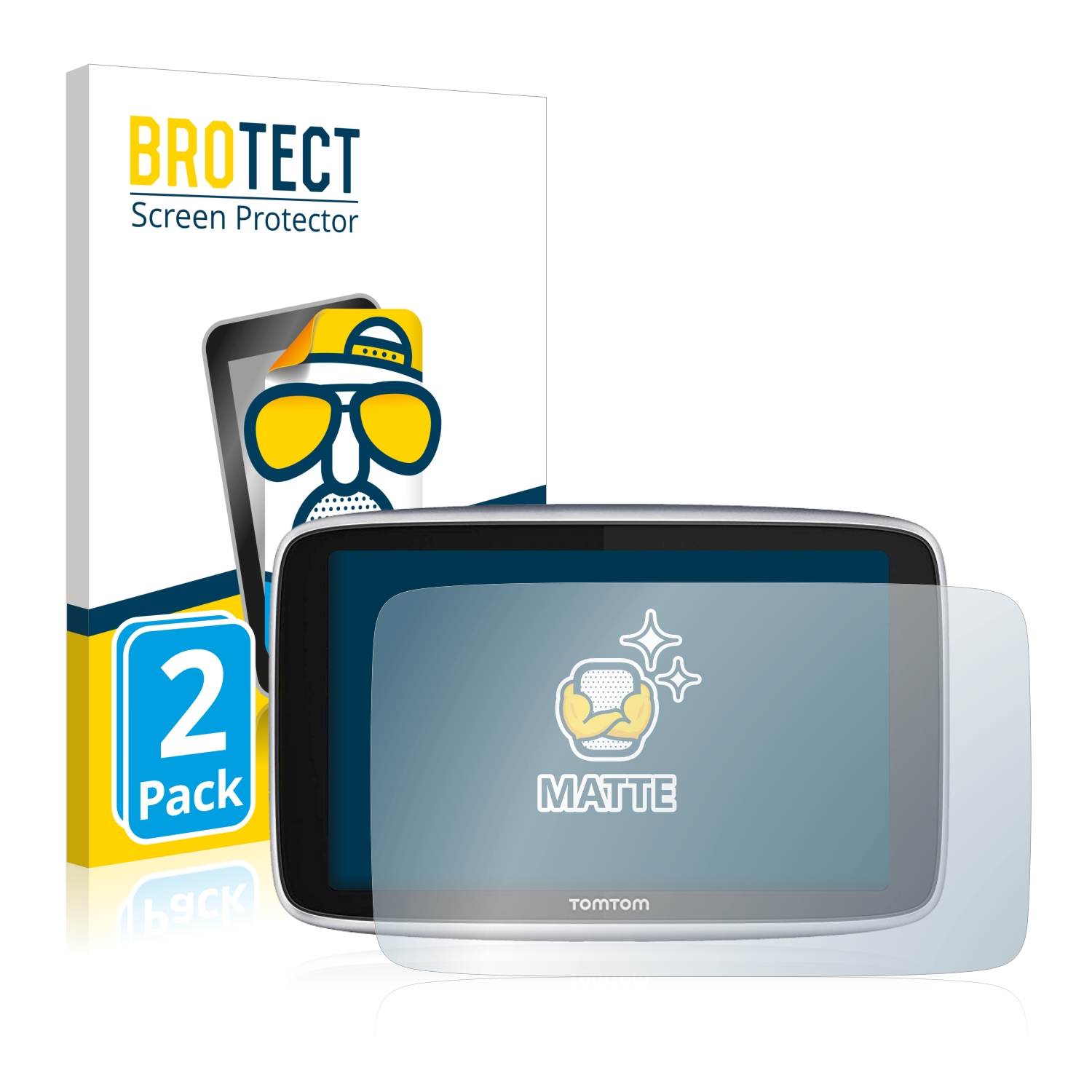 2x BROTECT Entspiegelungs-Folie pro TomTom GO Premium (6)