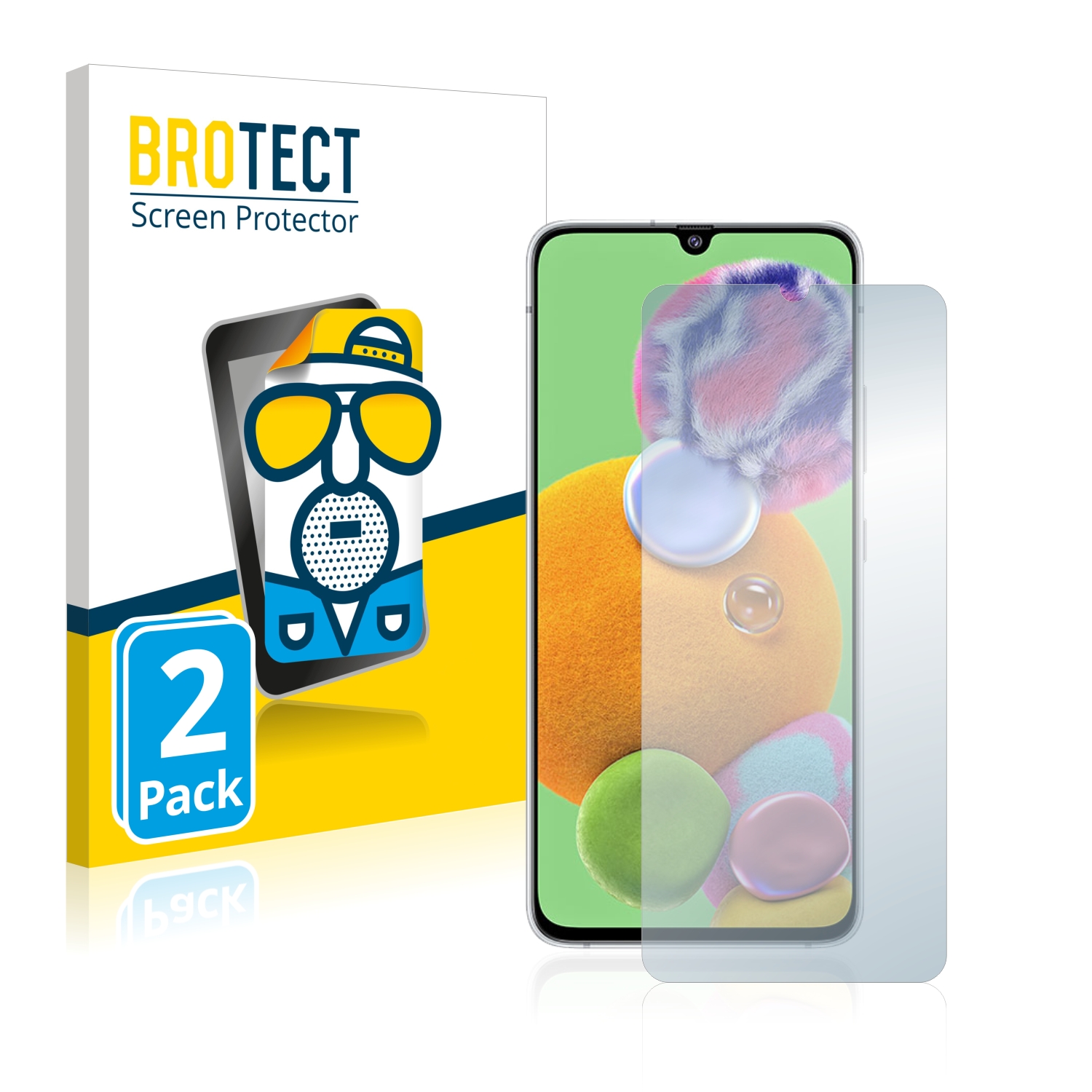 2x BROTECT Entspiegelungs-Folie pro Samsung Galaxy A90 5G