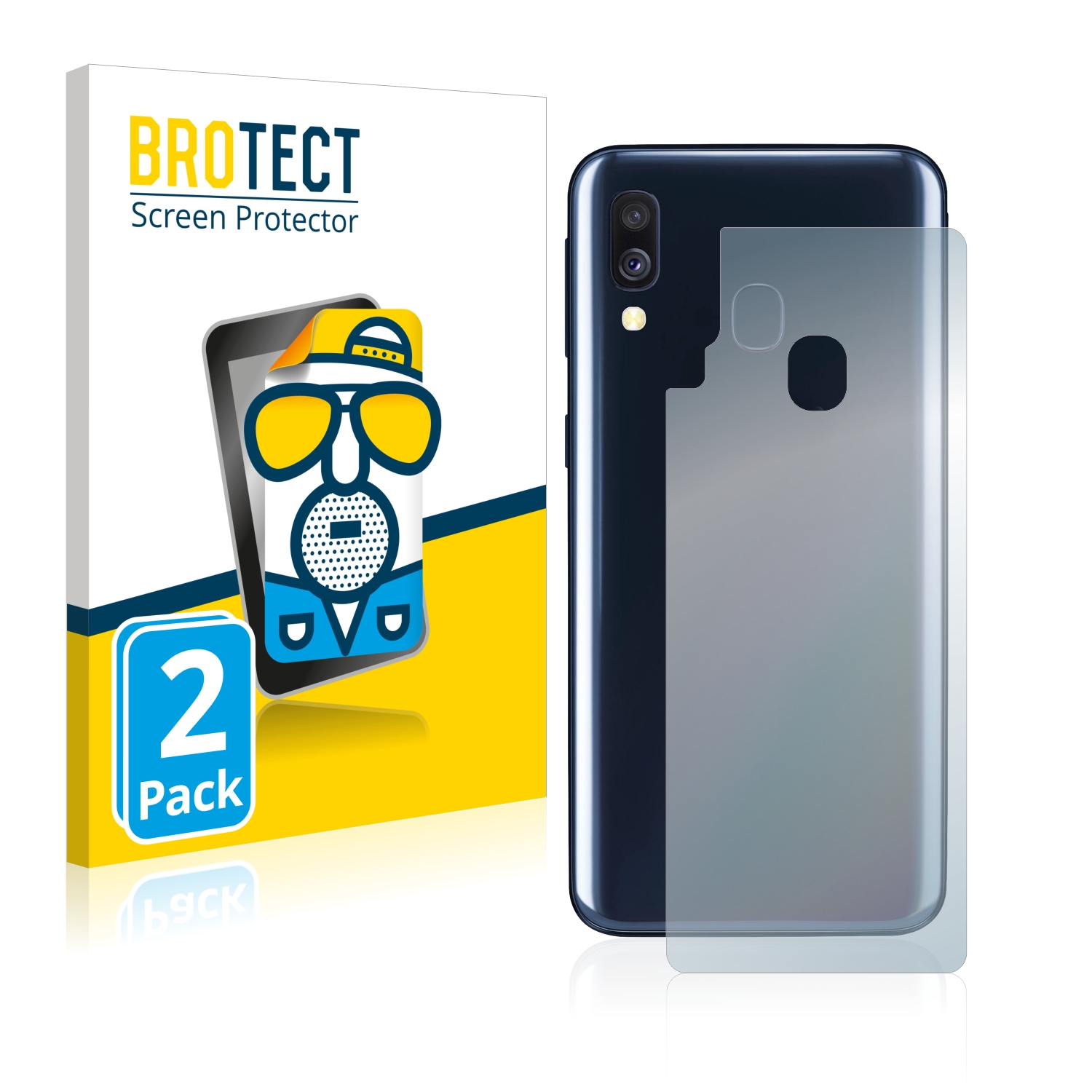 2x BROTECT Entspiegelungs-Folie pro Samsung Galaxy A40 (zadní strana)