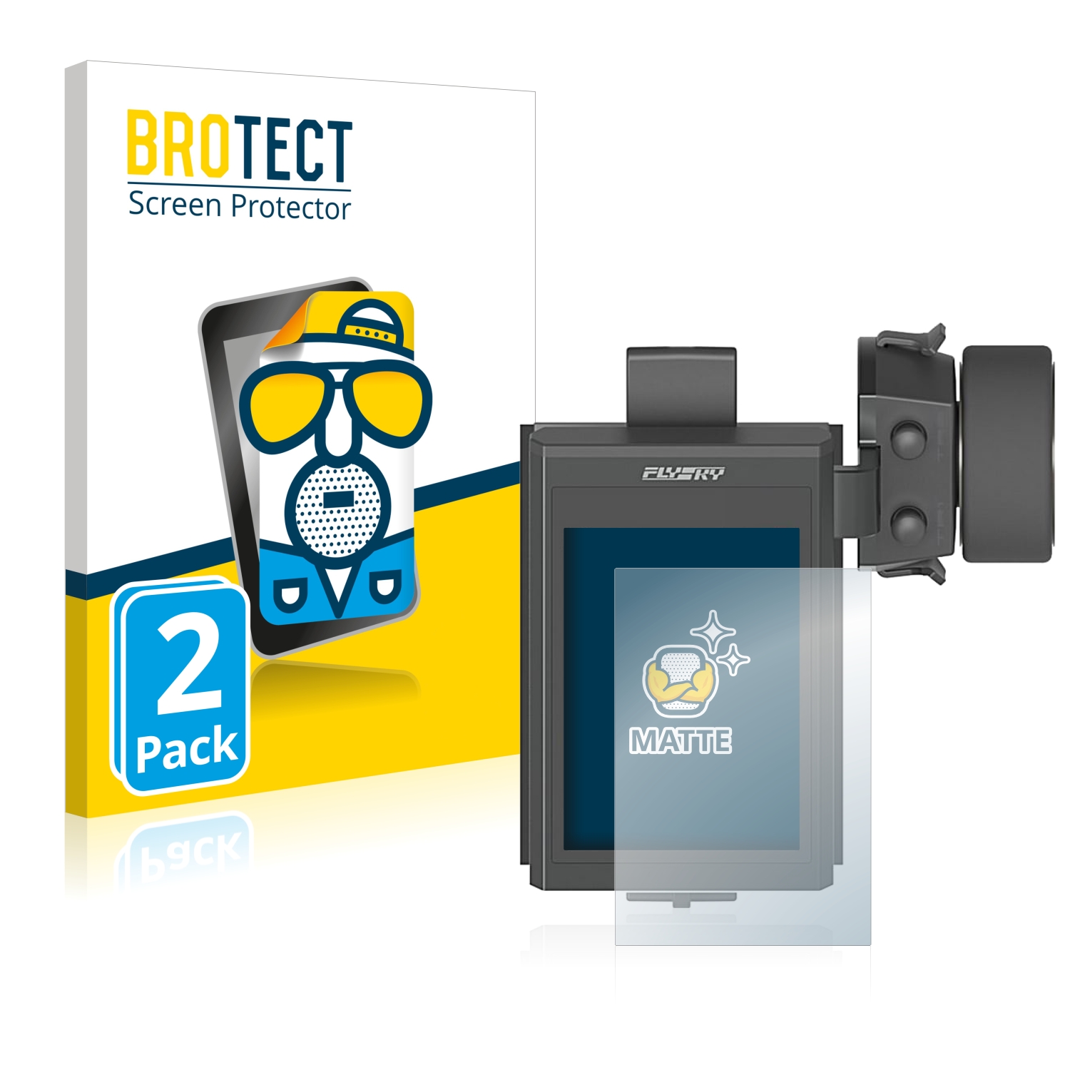 2x BROTECT Entspiegelungs-Folie pro FlySky FS-NB4
