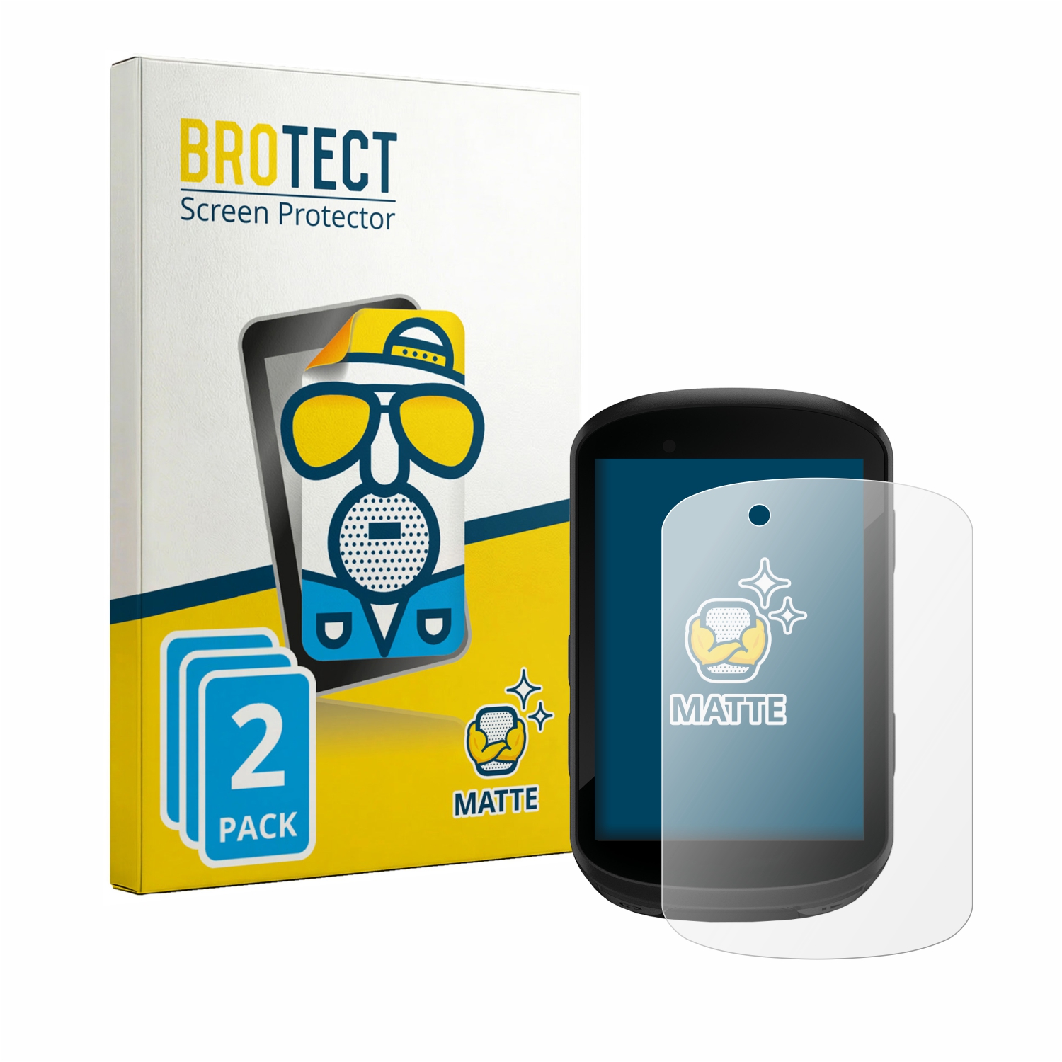 2x BROTECT Entspiegelungs-Folie pro Garmin Edge 830