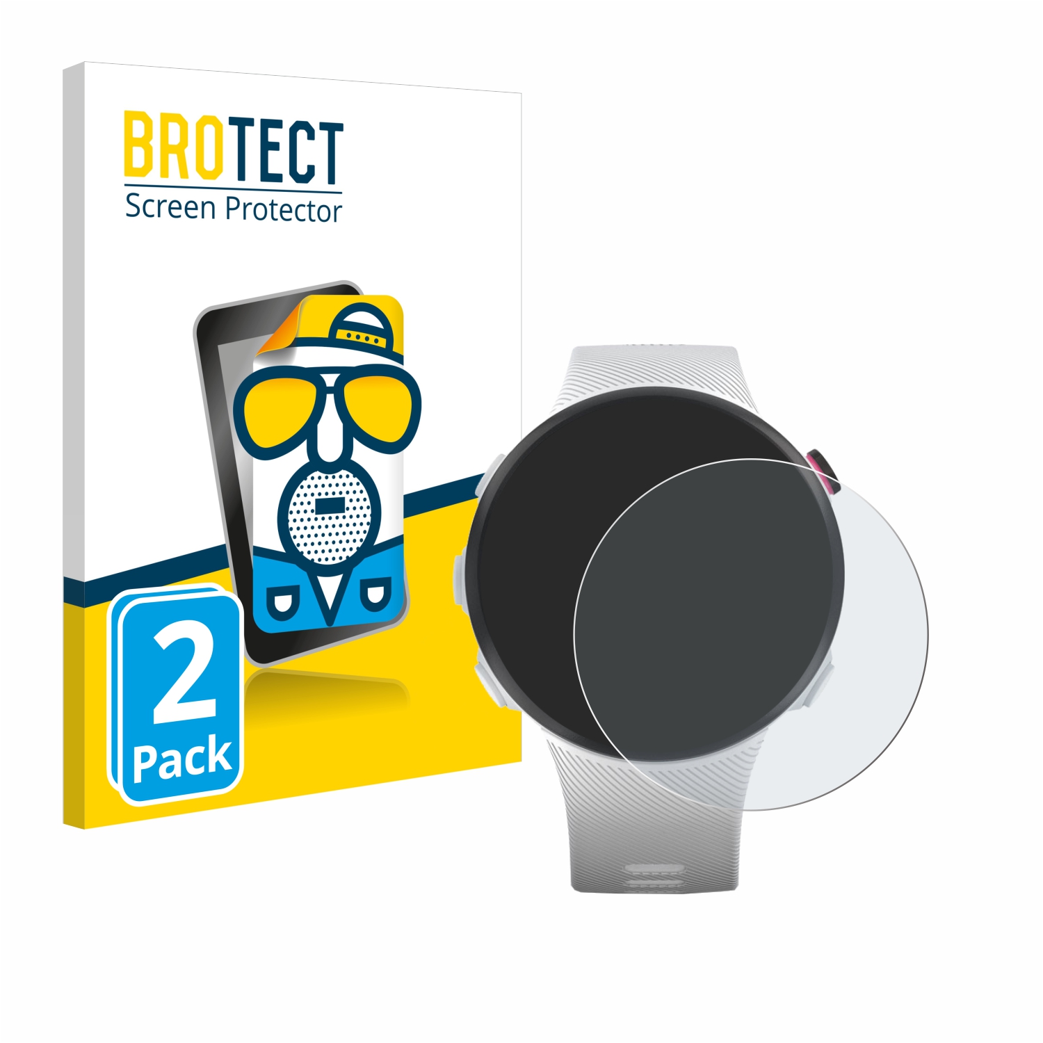 2x BROTECT Entspiegelungs-Folie pro Garmin Forerunner 45S
