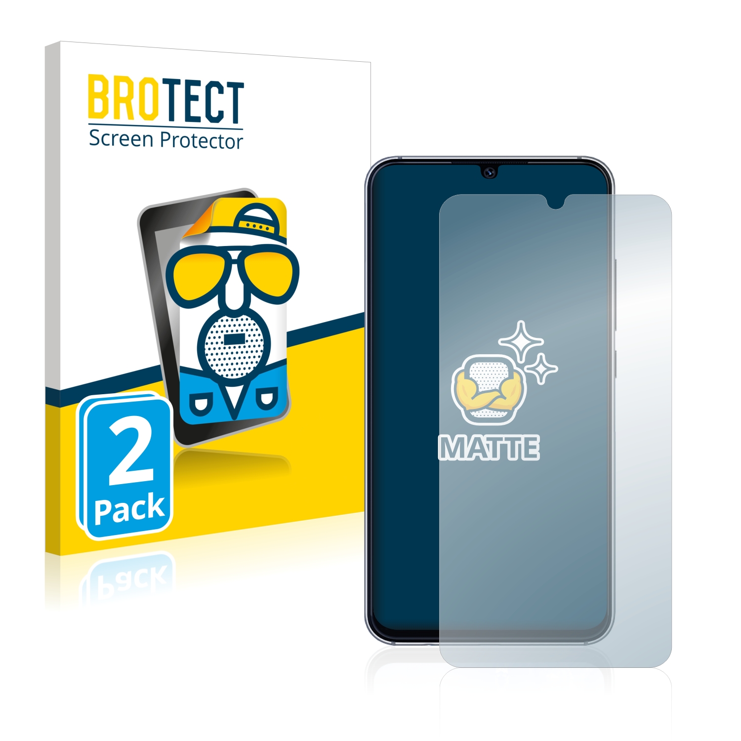 2x BROTECT Entspiegelungs-Folie pro Umidigi A5 Pro