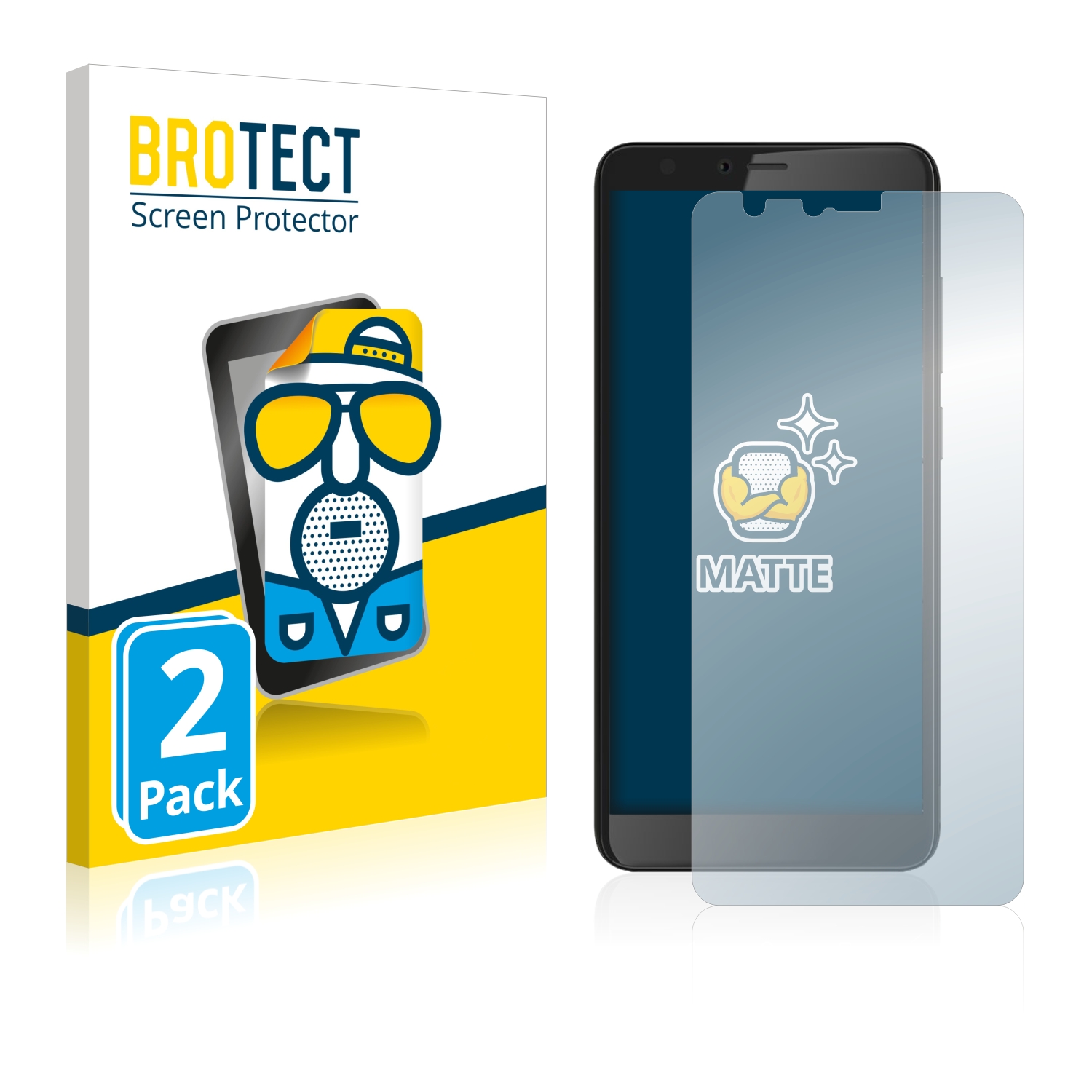 2x BROTECT Entspiegelungs-Folie pro Gigaset GS100