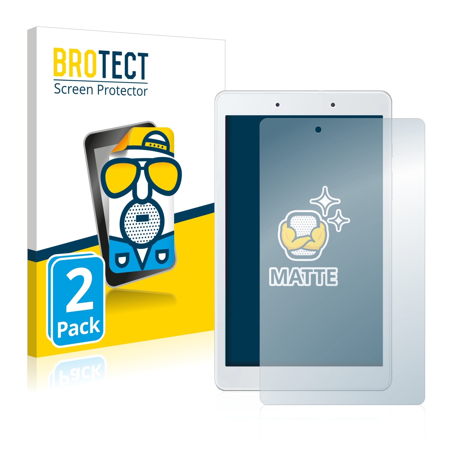 2x BROTECT Entspiegelungs-Folie pro Samsung Galaxy Tab A 8.0 WiFi 2019
