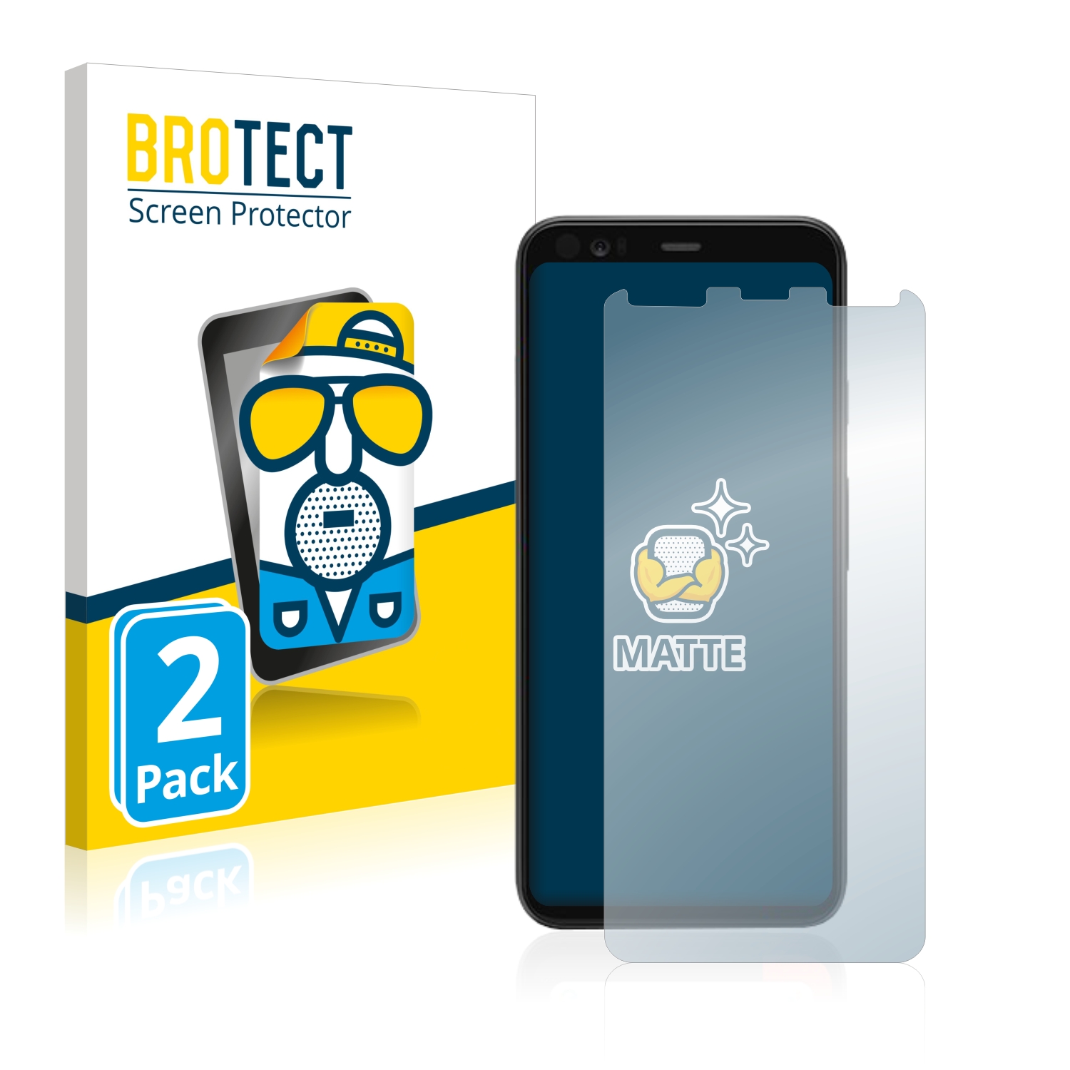 2x BROTECT Entspiegelungs-Folie pro Google Pixel 4