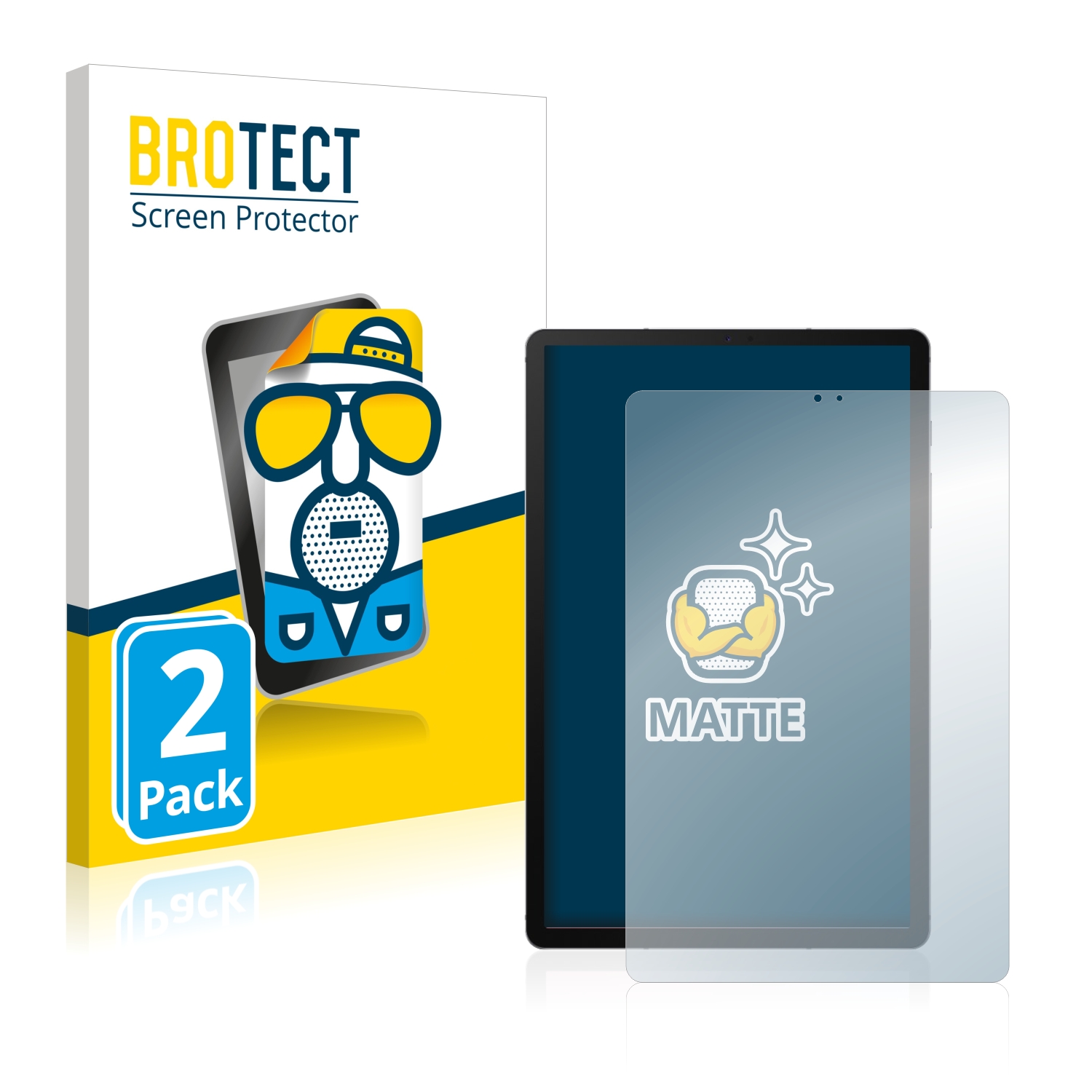2x BROTECT Entspiegelungs-Folie pro Samsung Galaxy Tab S6 WiFi 2019