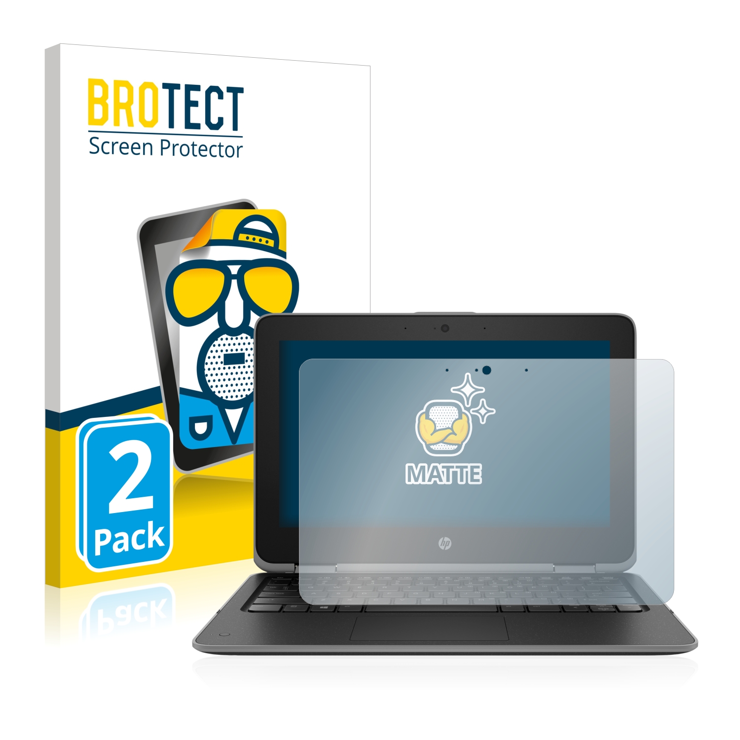 2x BROTECT Entspiegelungs-Folie pro HP ProBook x360 11 G3
