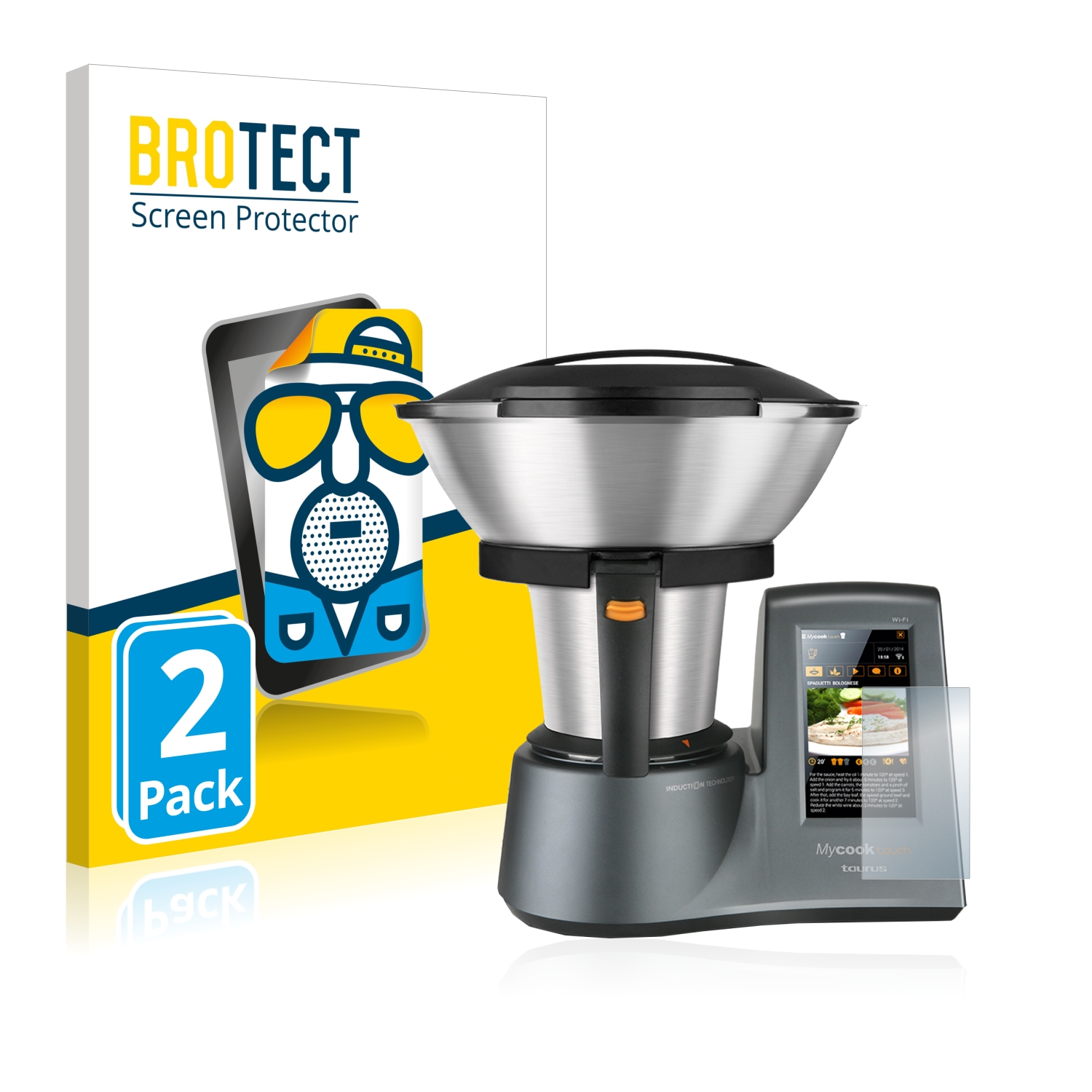 2x BROTECT Entspiegelungs-Folie pro Taurus Mycook Touch