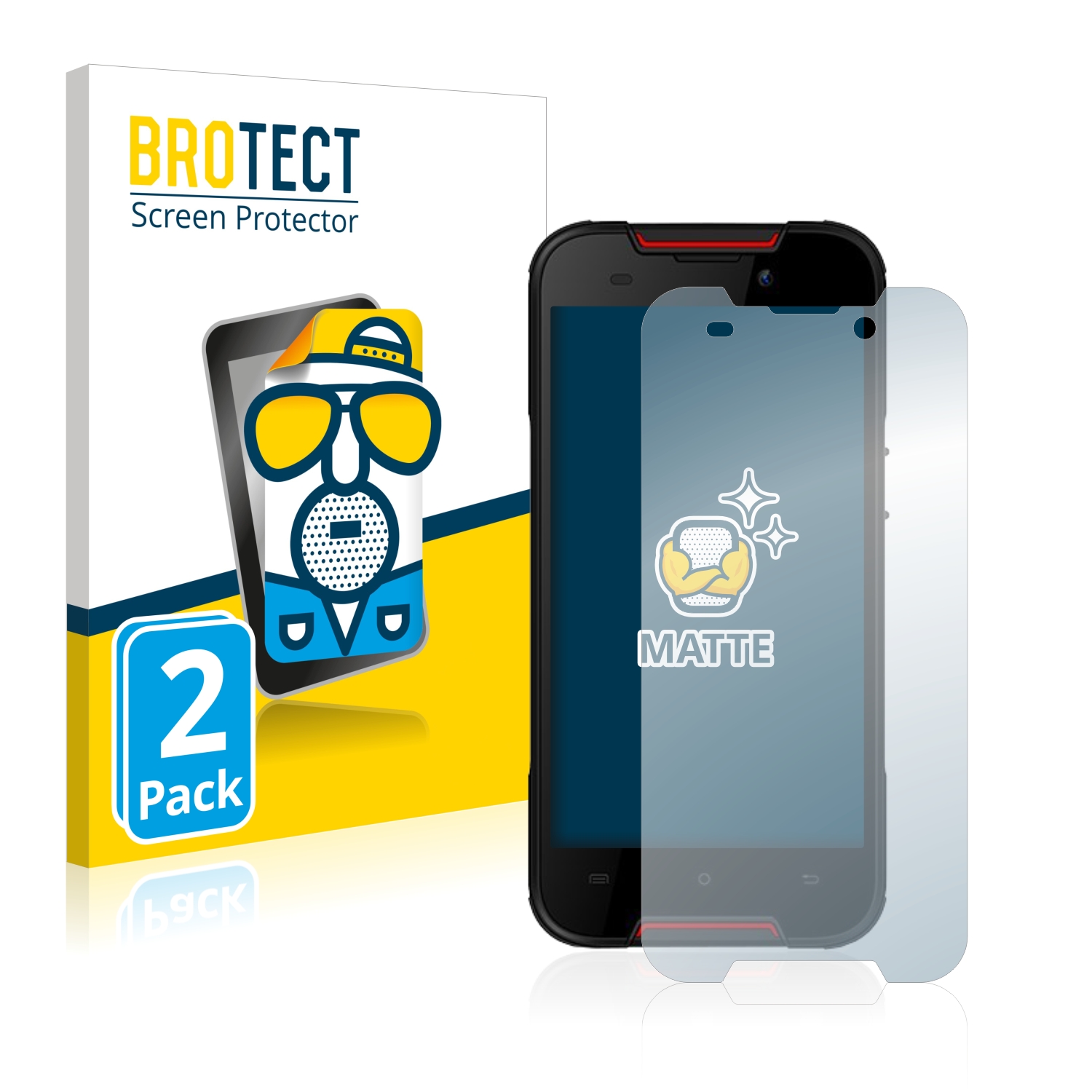 2x BROTECT Entspiegelungs-Folie pro Cubot Quest Lite