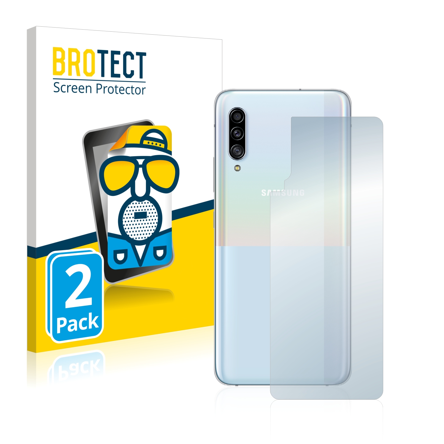 2x BROTECT Entspiegelungs-Folie pro Samsung Galaxy A90 5G (zadní strana)