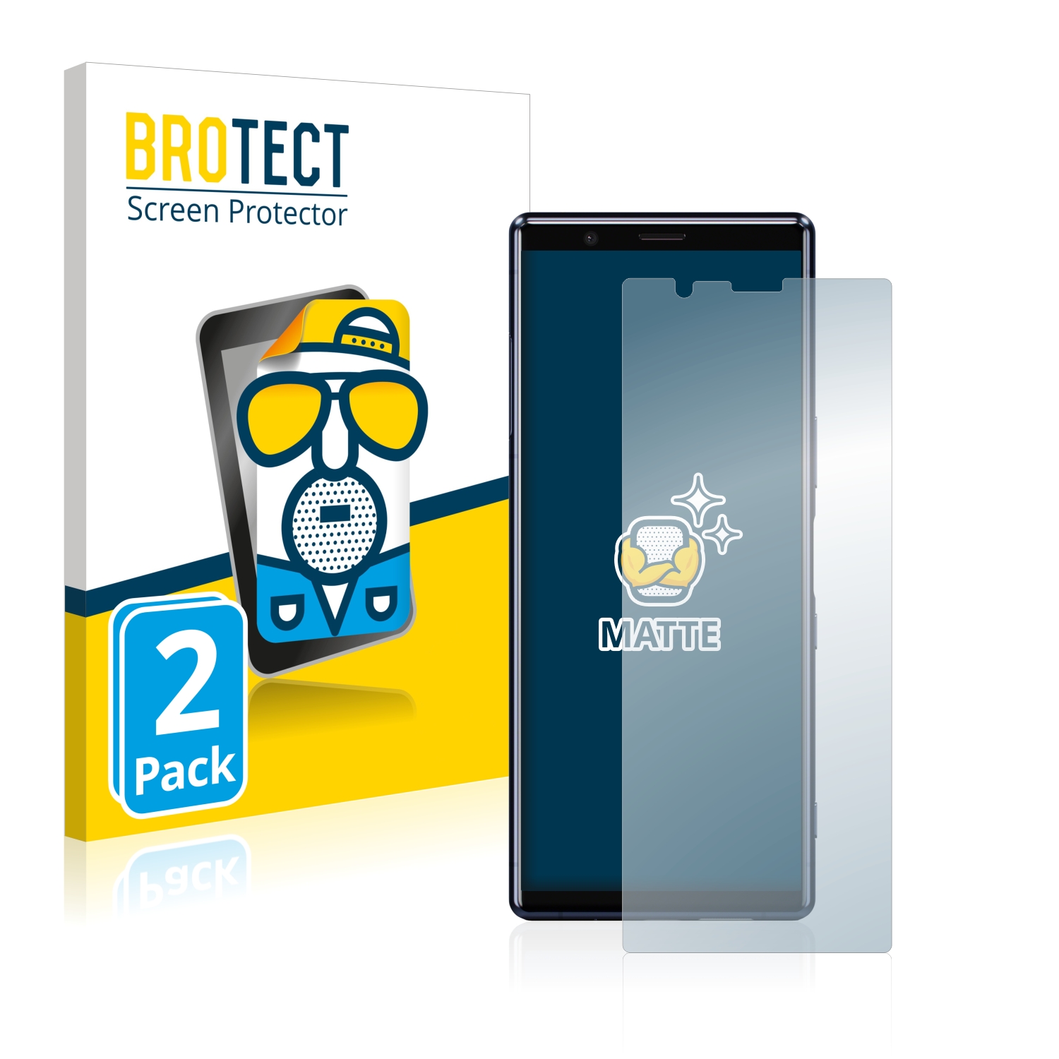 2x BROTECT Entspiegelungs-Folie pro Sony Xperia 5
