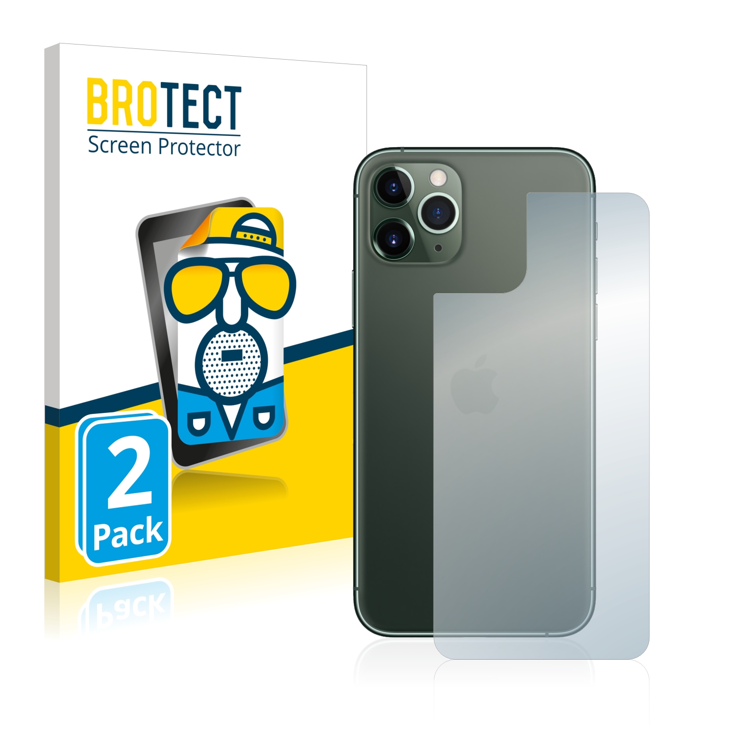 2x BROTECT Entspiegelungs-Folie pro Apple iPhone 11 Pro Max (zadní strana)