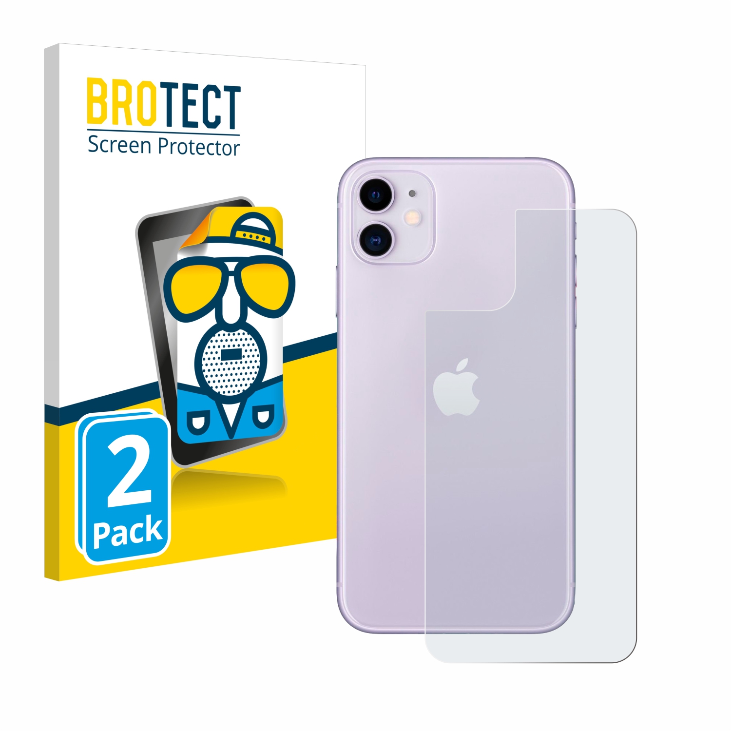2x BROTECT Entspiegelungs-Folie pro Apple iPhone 11 (zadní strana)