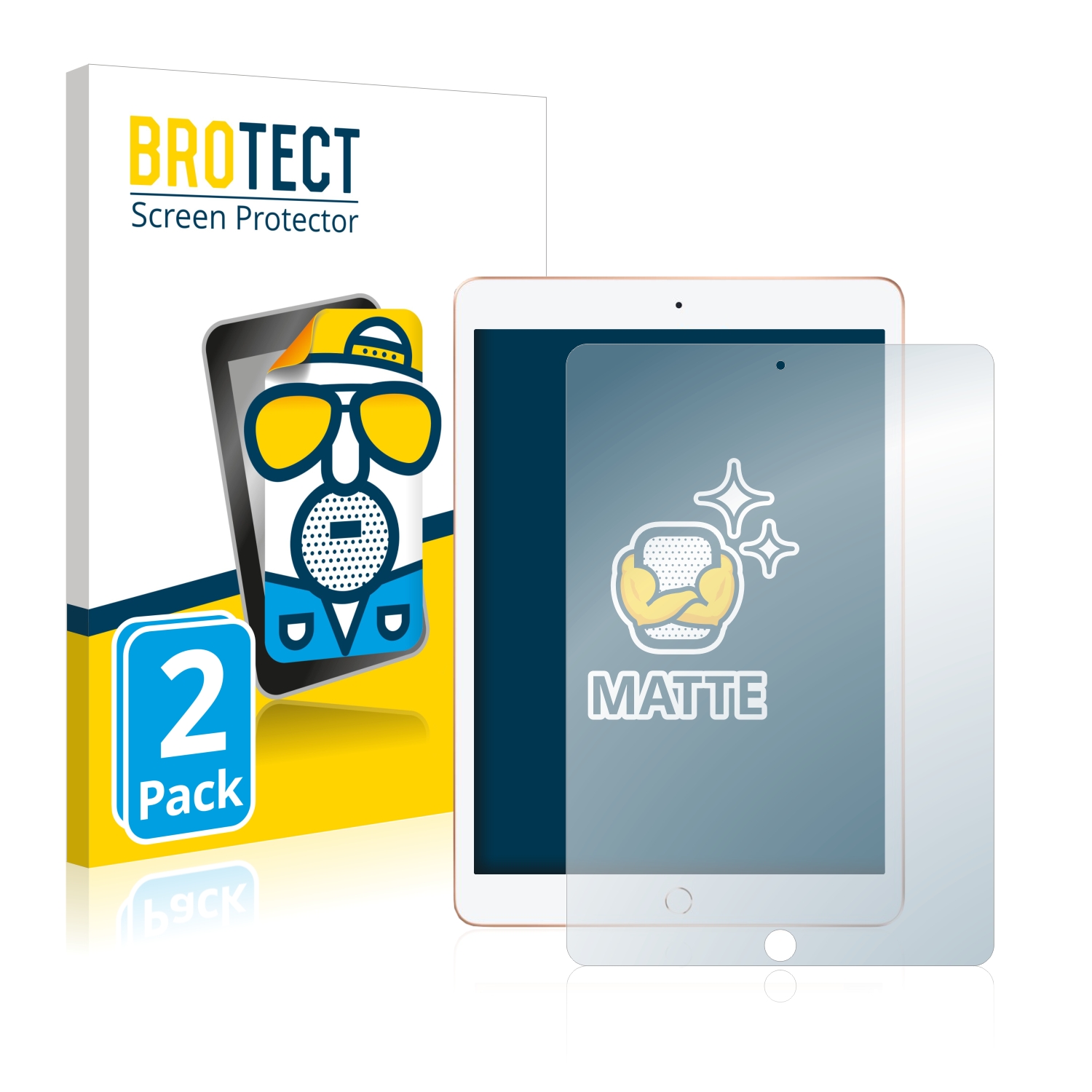 2x BROTECT Entspiegelungs-Folie pro Apple iPad 10.2 WiFi Cellular 2019 (7. Gen.)