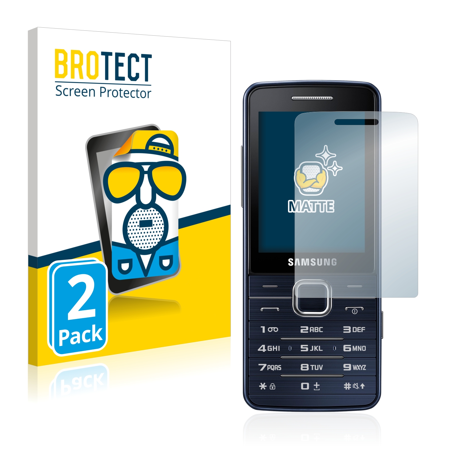 2x BROTECT Entspiegelungs-Folie pro Samsung S5611