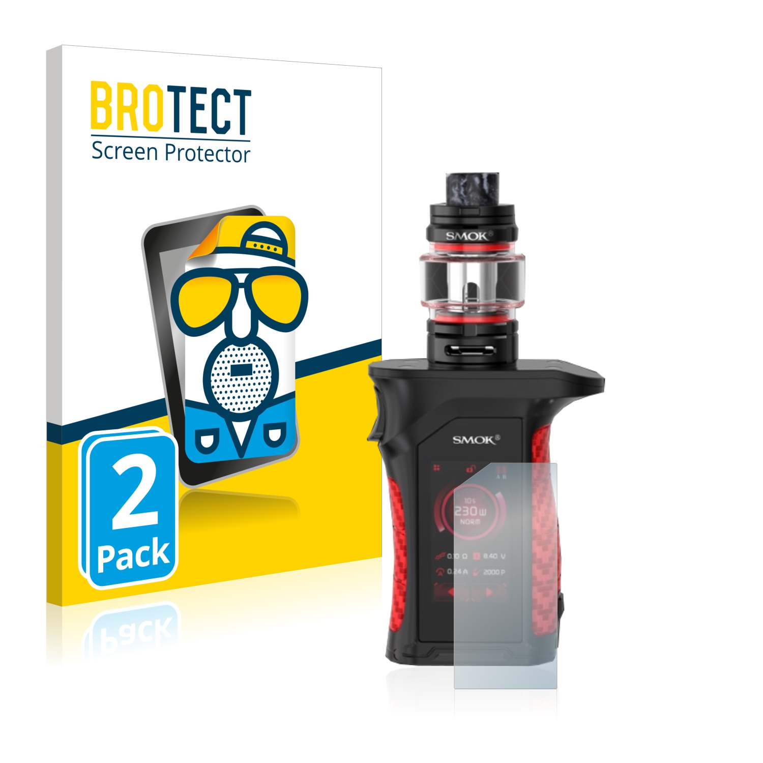 2x BROTECT Entspiegelungs-Folie pro Smok Mag P3