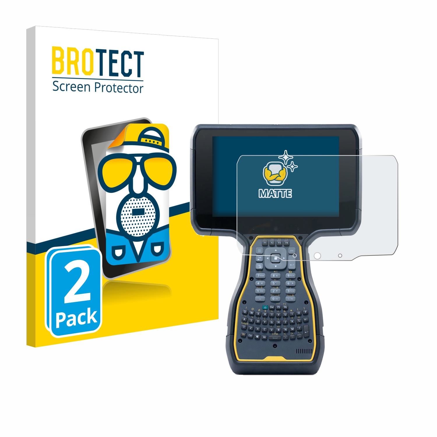 2x BROTECT Entspiegelungs-Folie pro Trimble TSC7 ovladač