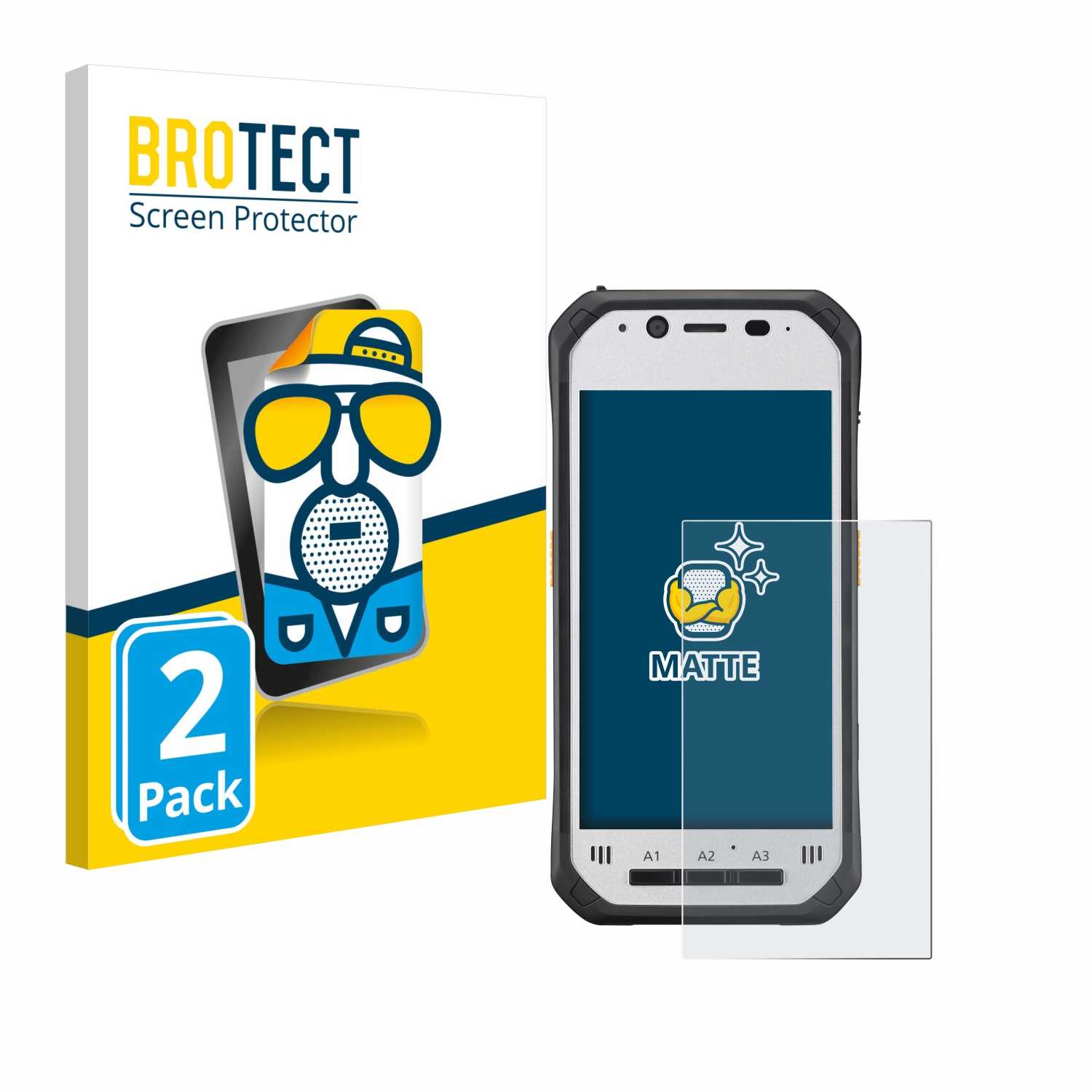 2x BROTECT Entspiegelungs-Folie pro Panasonic Toughpad FZ-N1