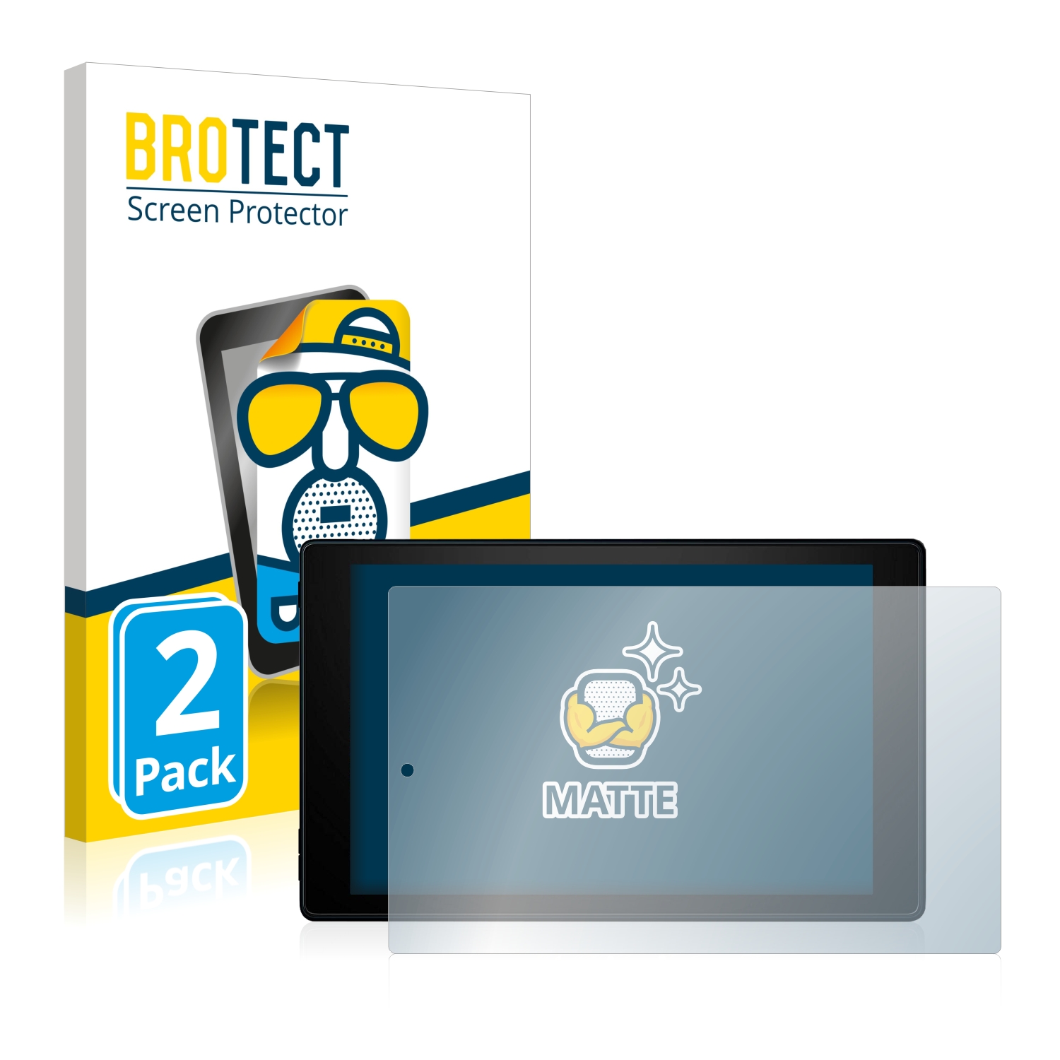 2x BROTECT Entspiegelungs-Folie pro Amazon Fire HD 10 2019 (9. Gen.)