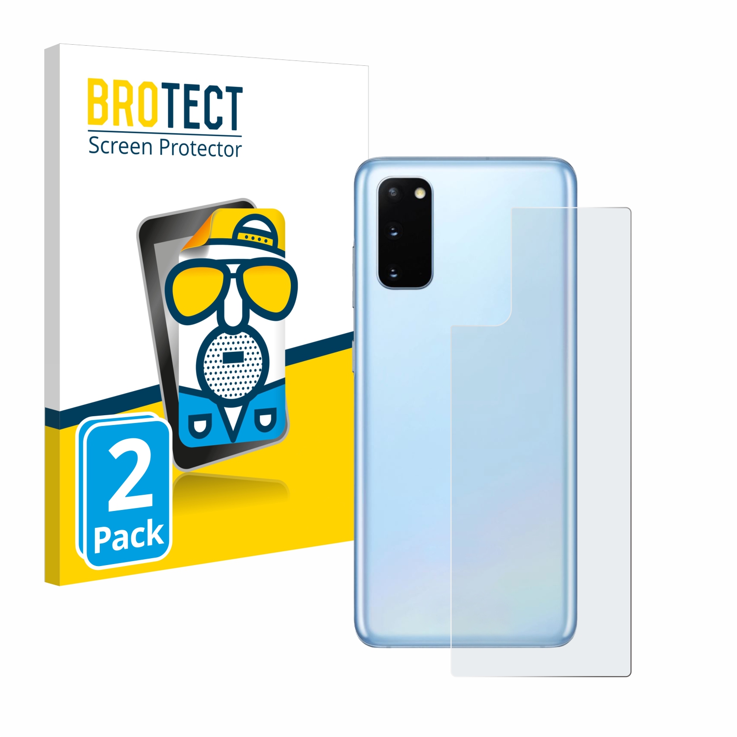 2x BROTECT Entspiegelungs-Folie pro Samsung Galaxy S20 (zadní strana)
