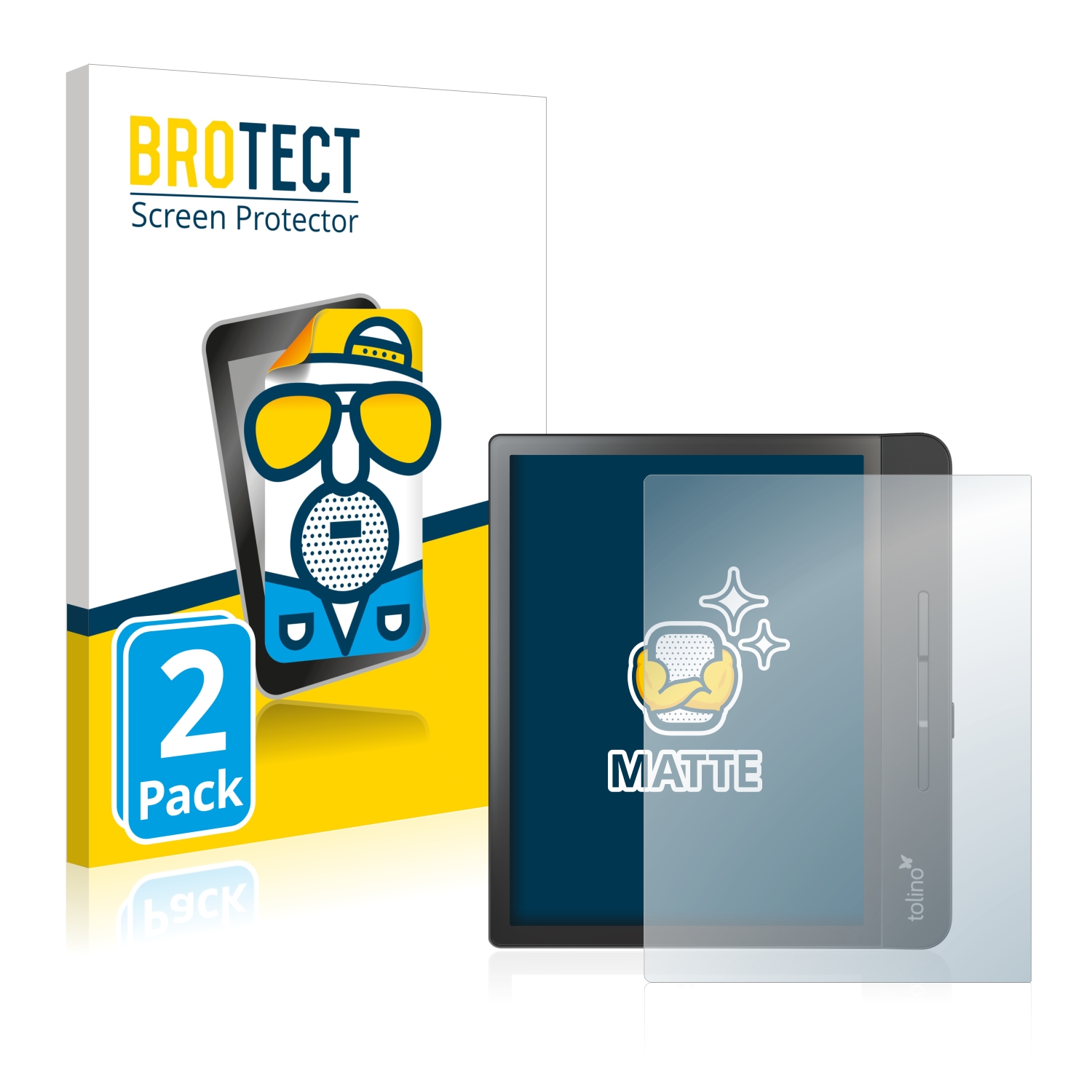 2x BROTECT Entspiegelungs-Folie pro Tolino Epos 2