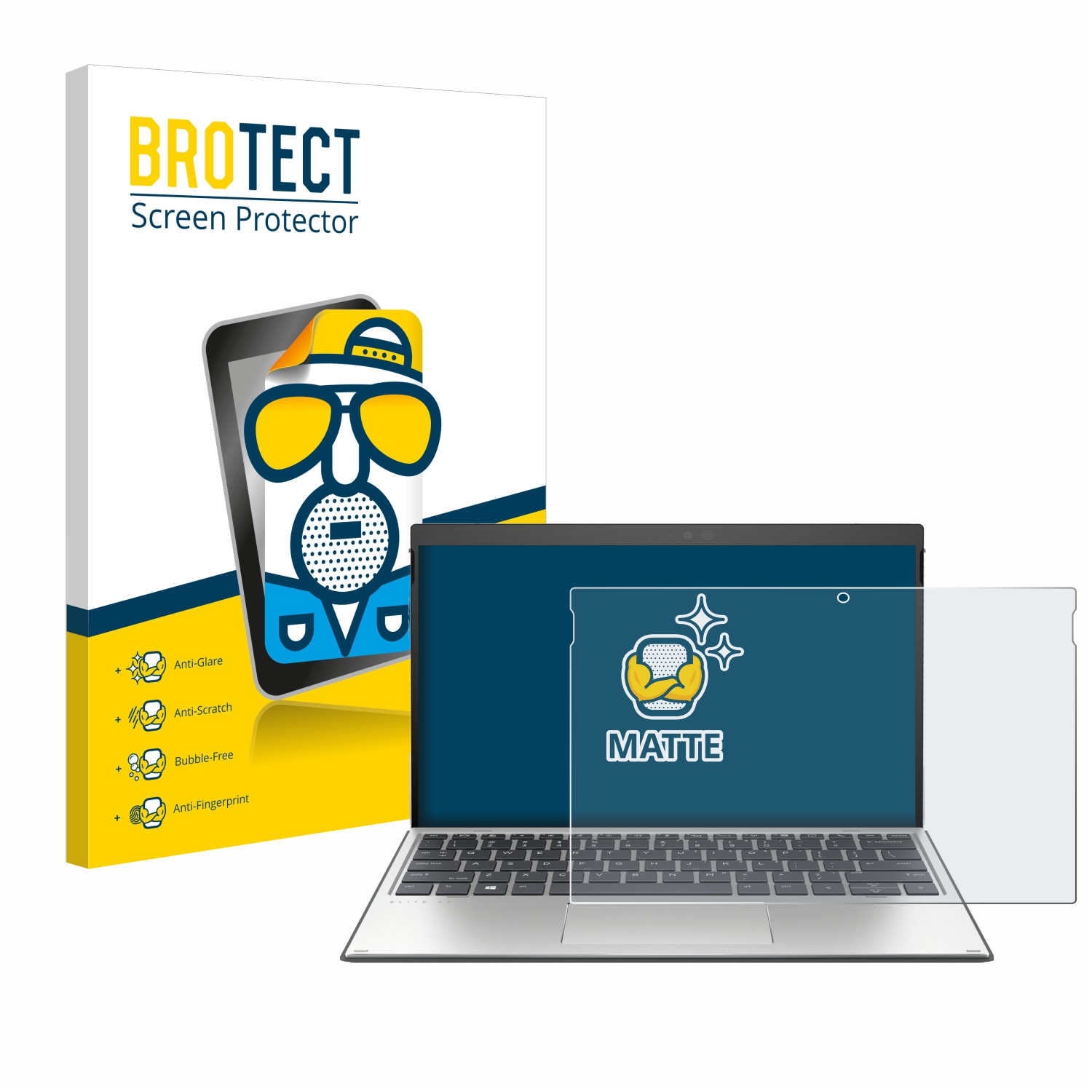 2x BROTECT Entspiegelungs-Folie pro HP Elite x2 G4