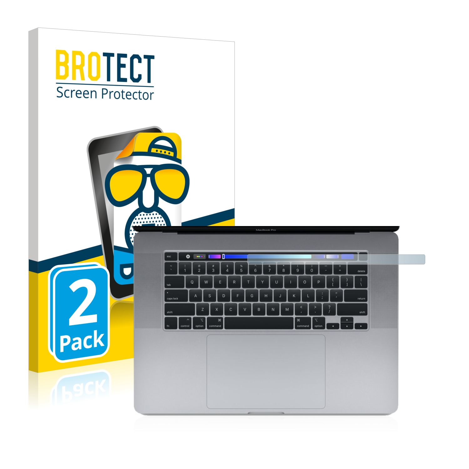 2x BROTECT Entspiegelungs-Folie pro Apple MacBook Pro 16 2019 (pouze Touch Bar)