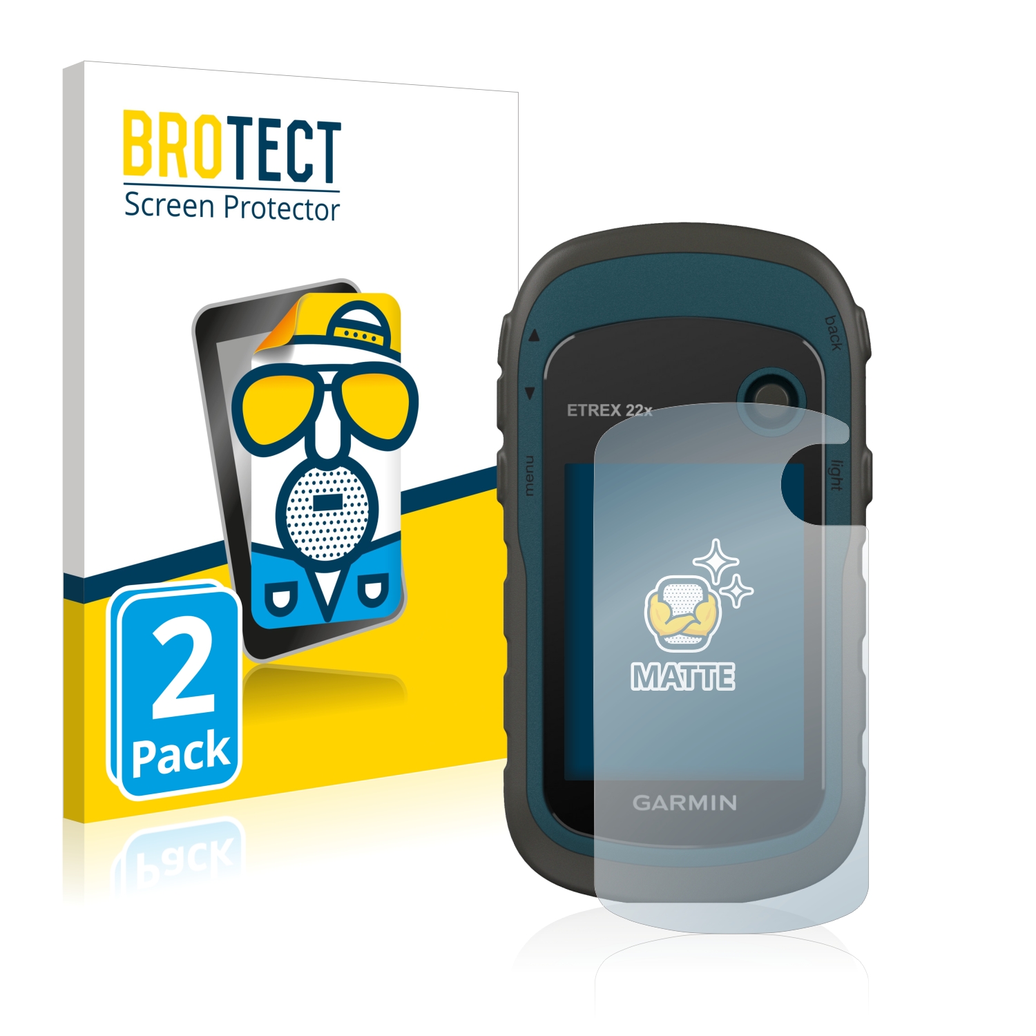 2x BROTECT Entspiegelungs-Folie pro Garmin eTrex 22x