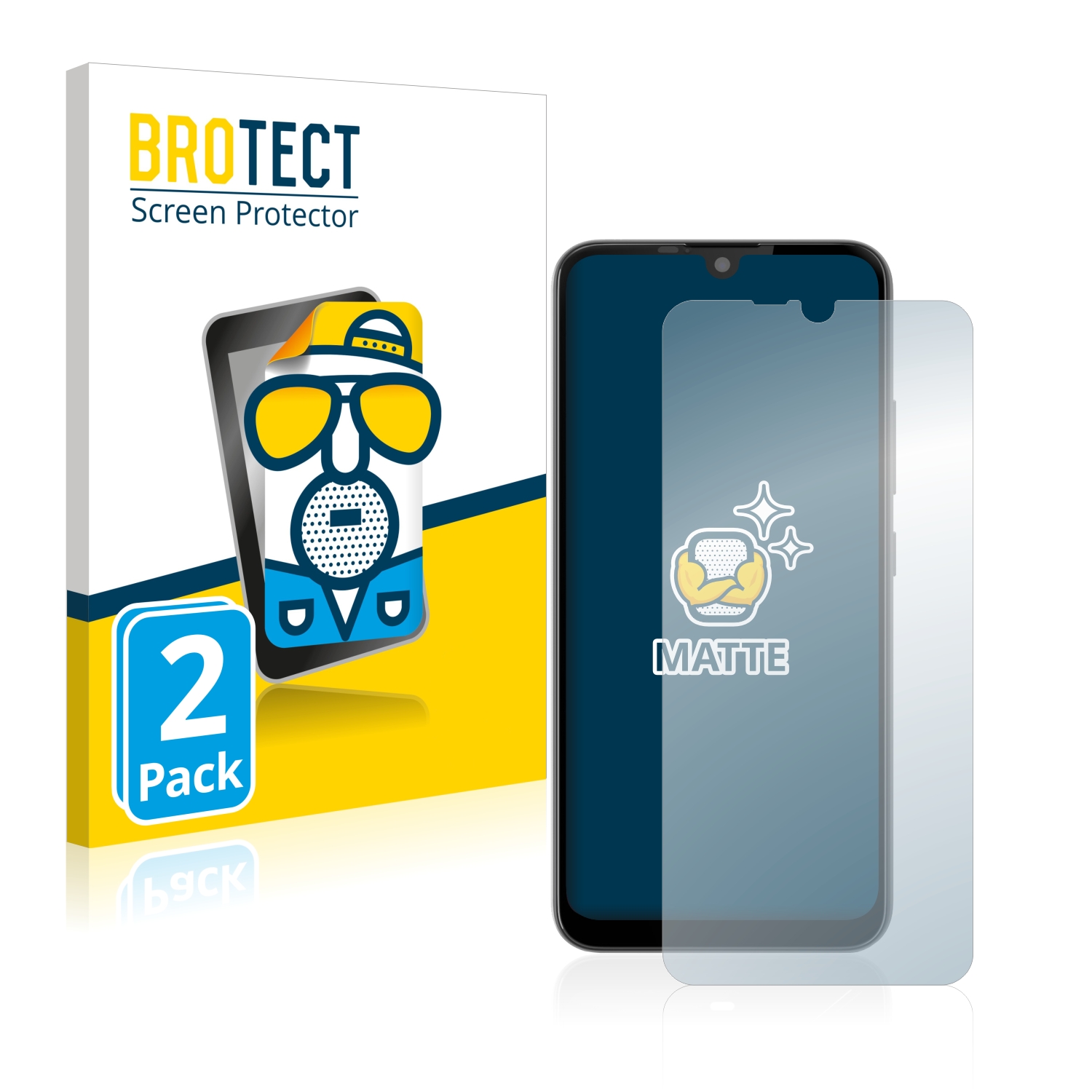 2x BROTECT Entspiegelungs-Folie pro Gigaset GS190