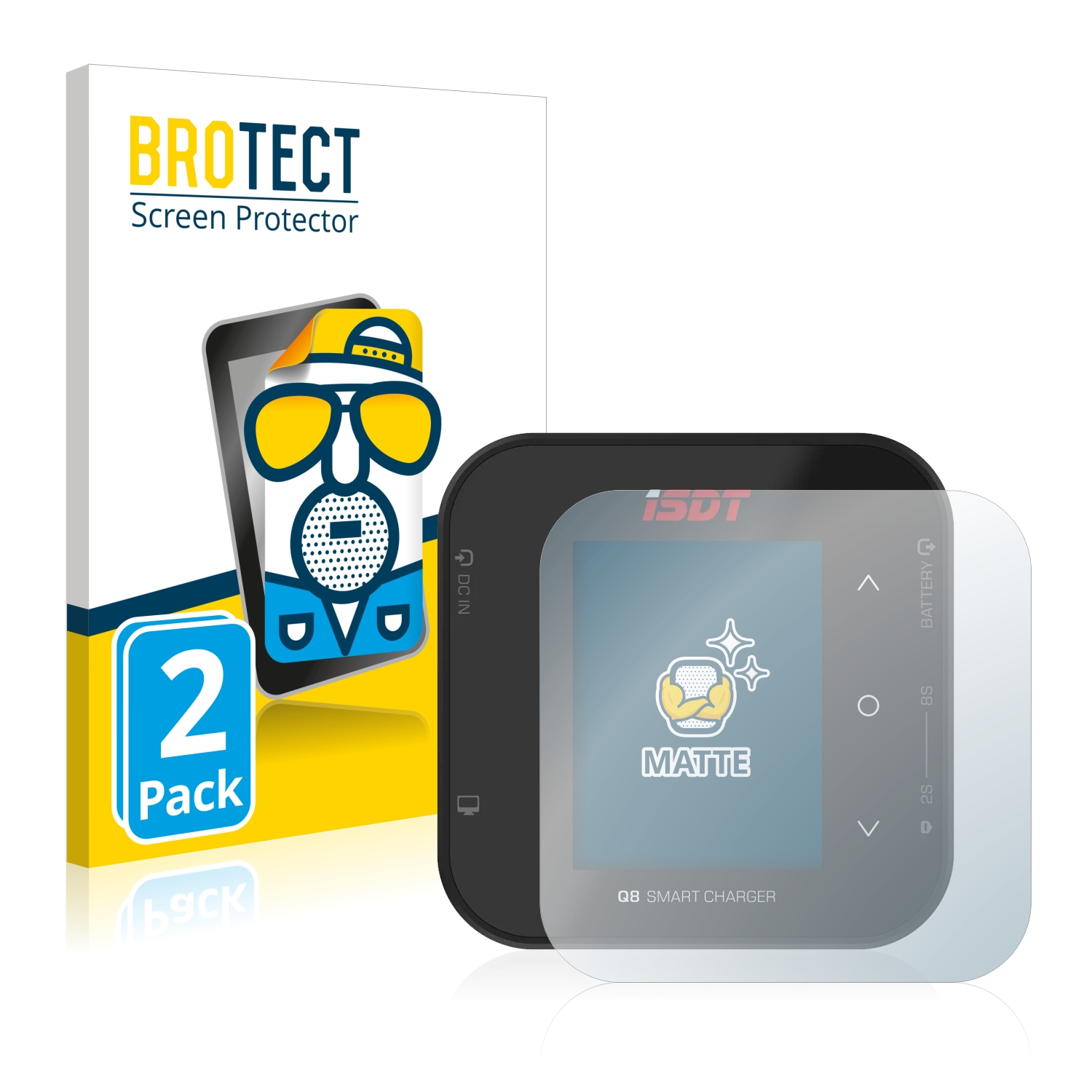 2x BROTECT Entspiegelungs-Folie pro ISDT Q8