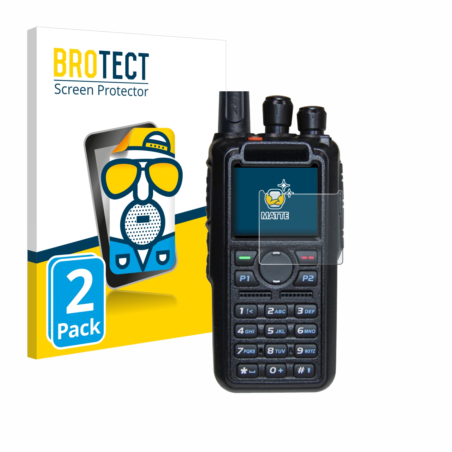 2x BROTECT Entspiegelungs-Folie pro AnyTone AT-D878UV Plus