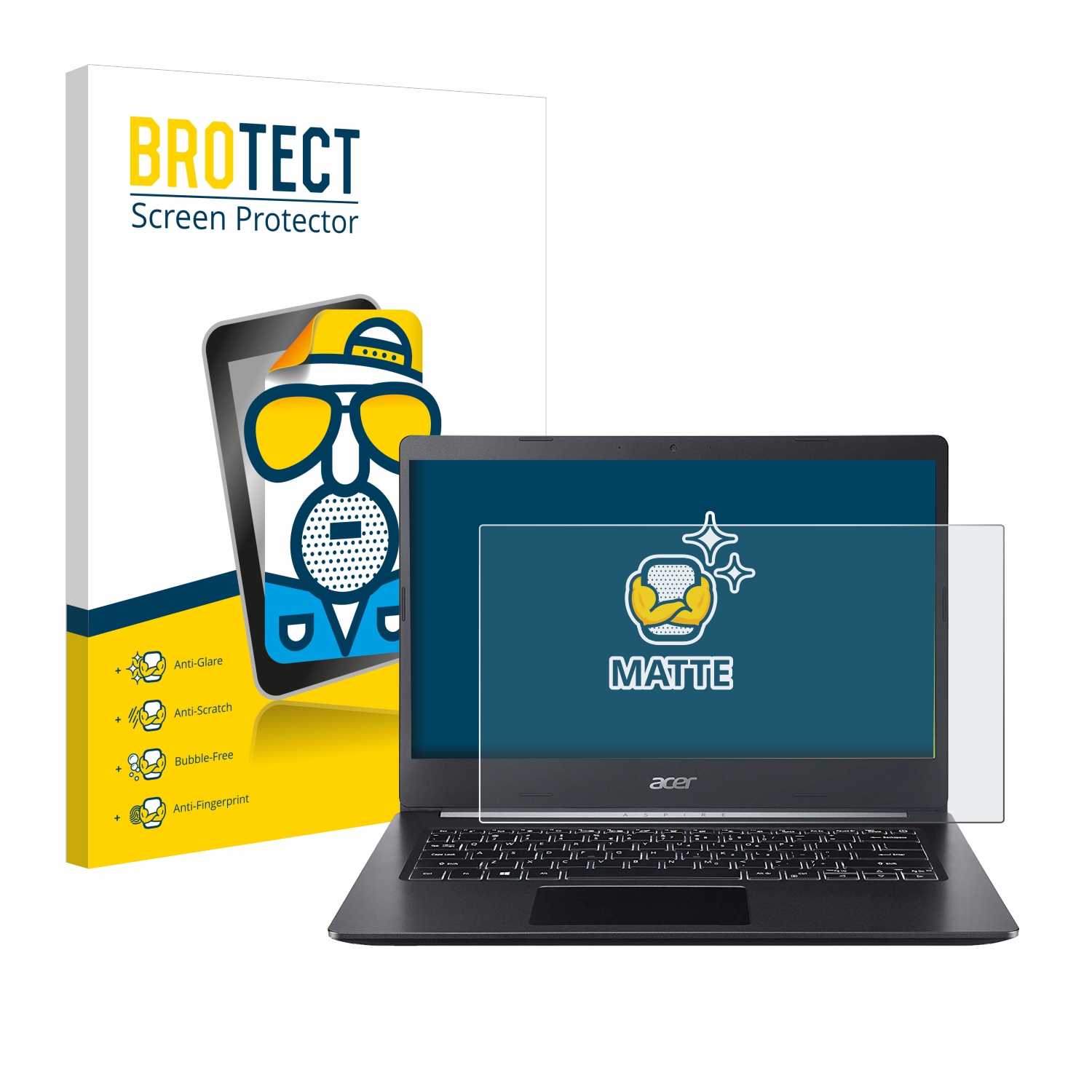 BROTECT Entspiegelungs-Folie pro Acer Aspire 5 A514
