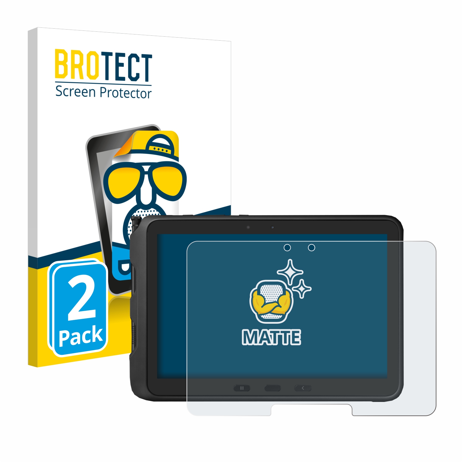 2x BROTECT Entspiegelungs-Folie pro Samsung Galaxy Tab Active Pro