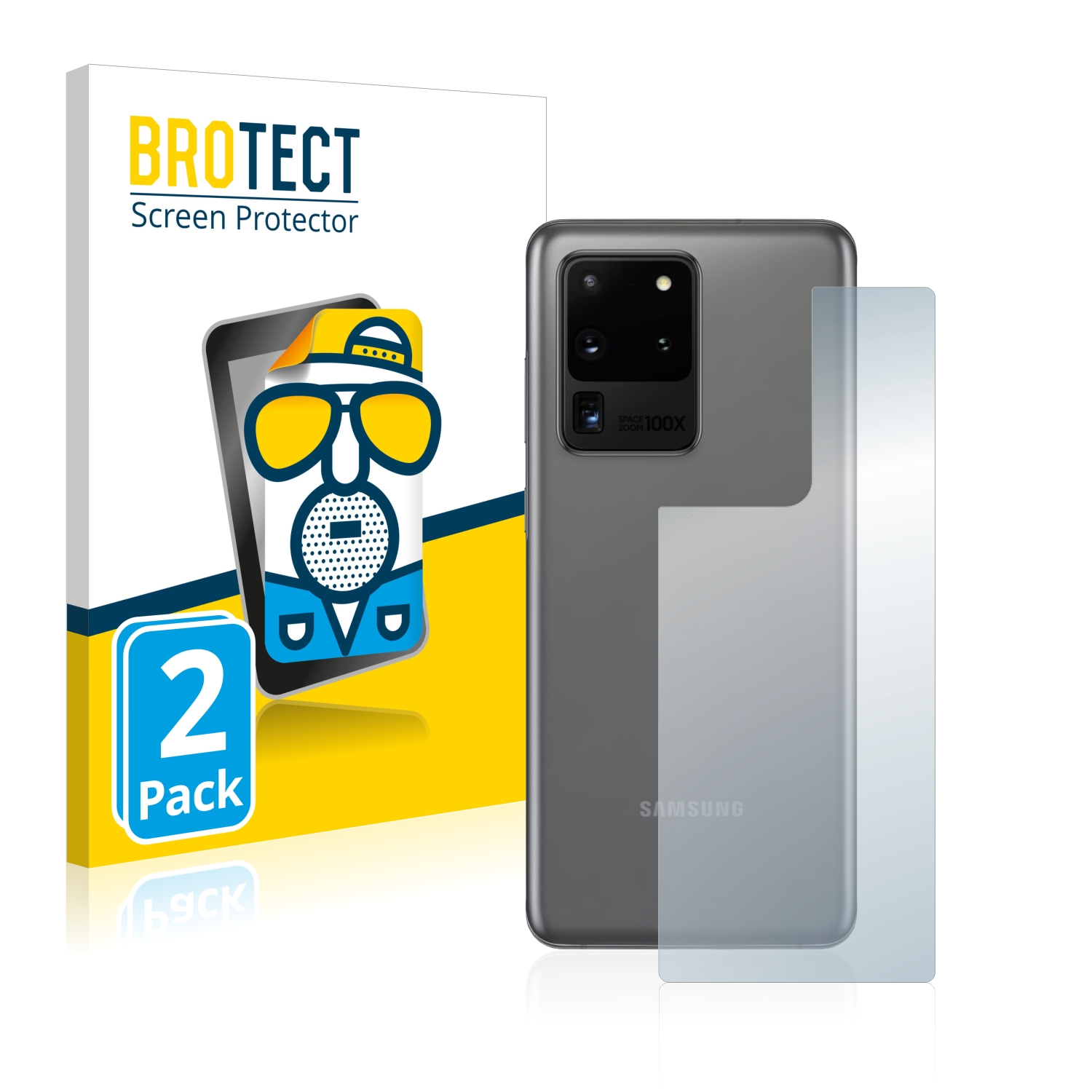 2x BROTECT Entspiegelungs-Folie pro Samsung Galaxy S20 Ultra (zadní strana)