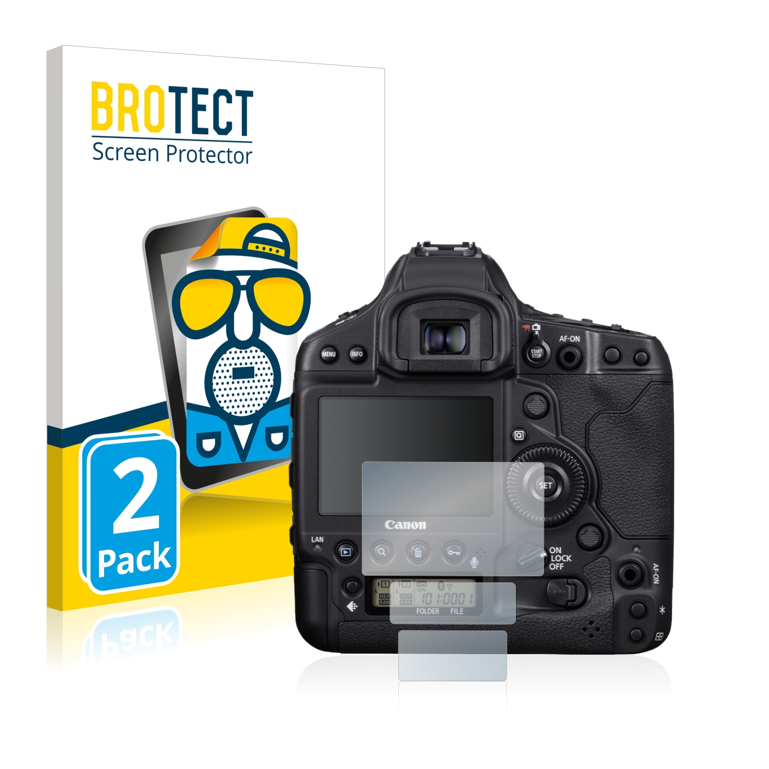 2x BROTECT Entspiegelungs-Folie pro Canon EOS 1D X Mark III