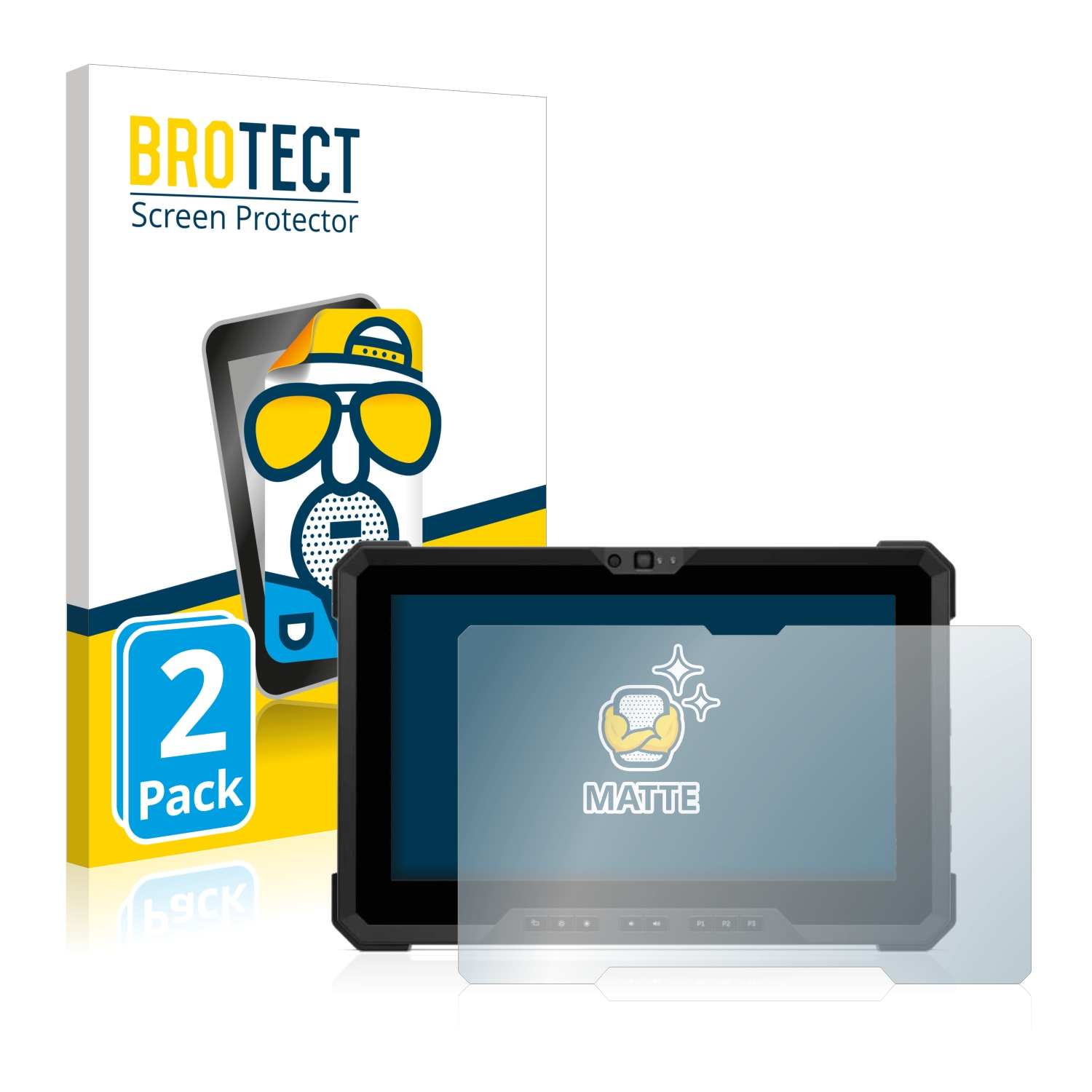 2x BROTECT Entspiegelungs-Folie pro Dell Latitude 7220EX Rugged Extreme