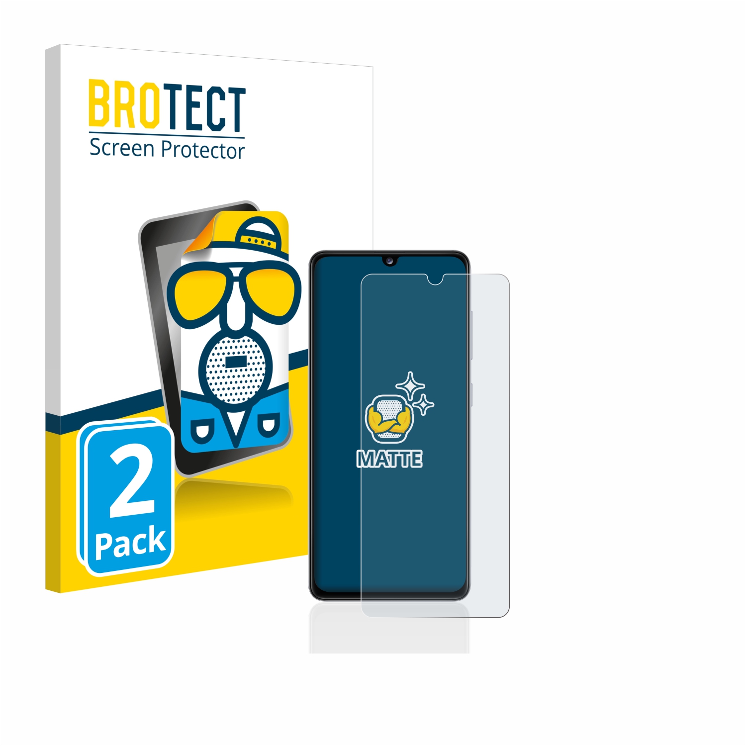 2x BROTECT Entspiegelungs-Folie pro Samsung Galaxy A41