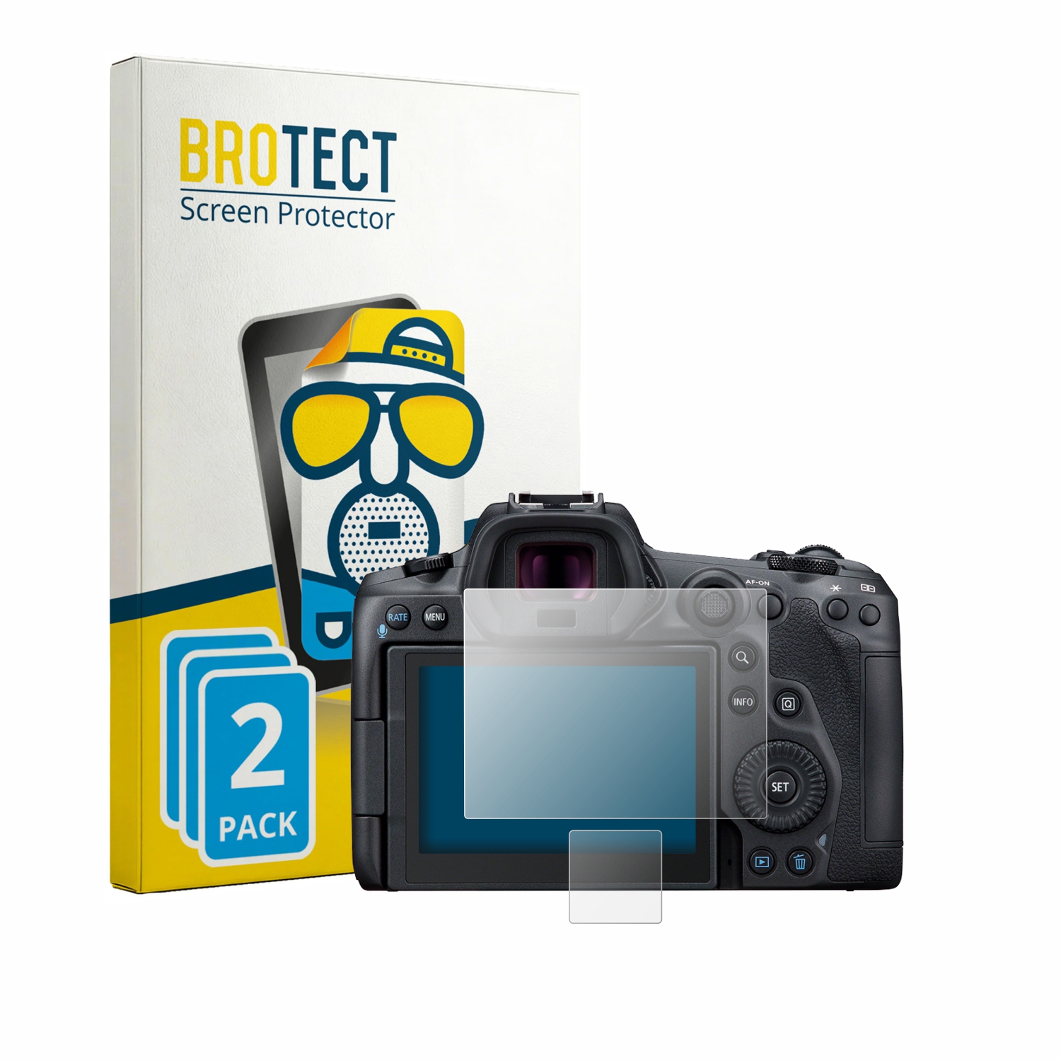2x BROTECT Entspiegelungs-Folie pro Canon EOS R5